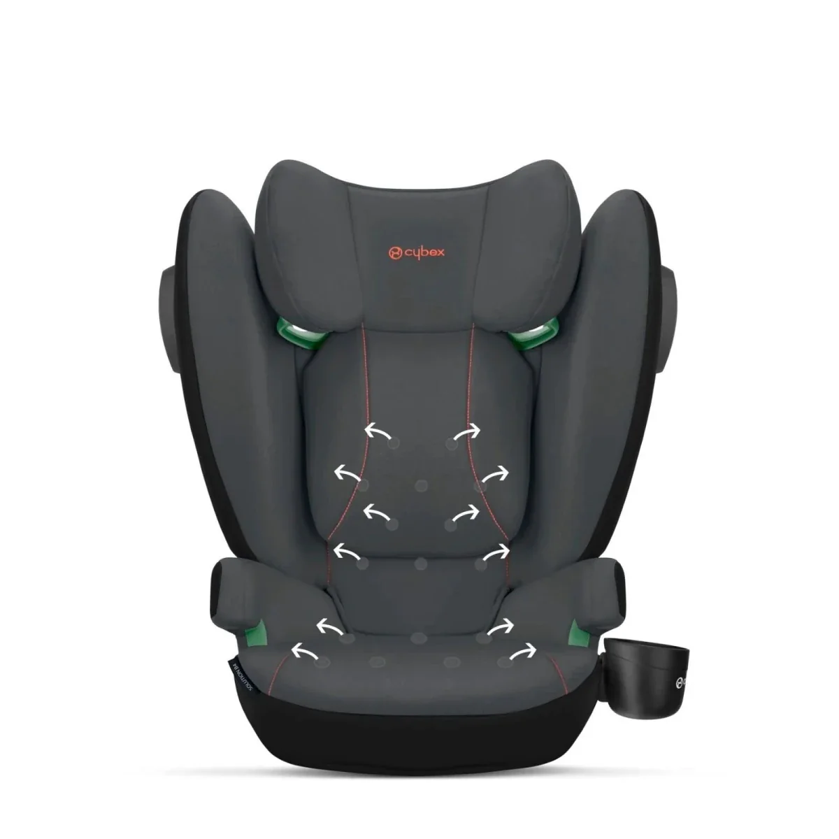 Cybex Solution B4 i-Fix Group 2/3 Car Seat (4 Years to 12 Years) - Steel Grey - Image 6