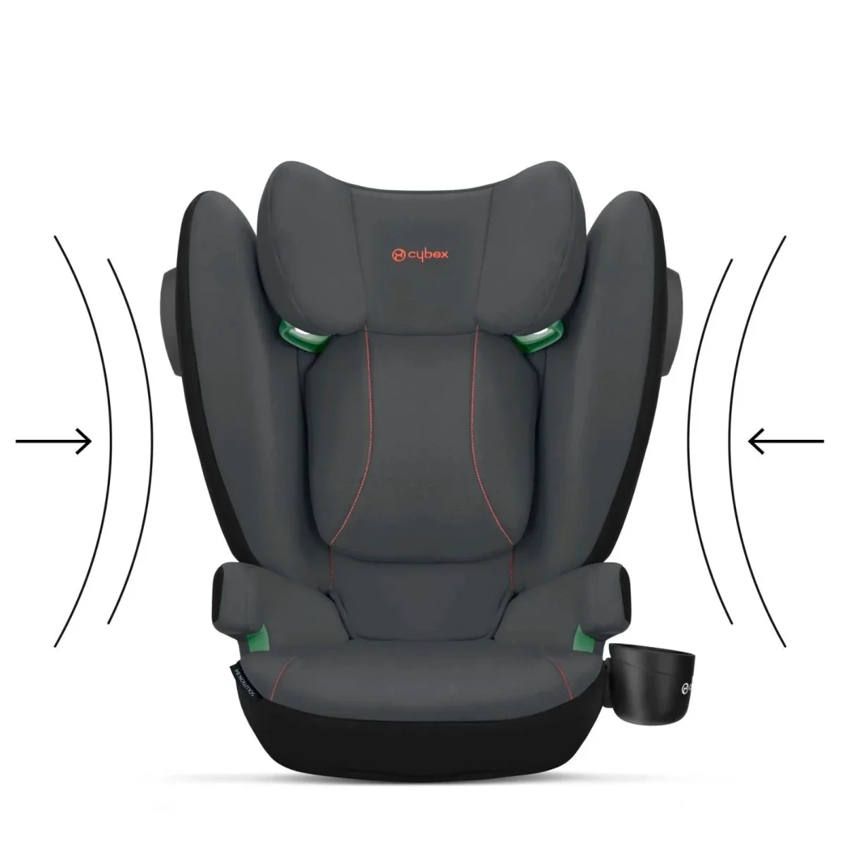 Cybex Solution B4 i-Fix Group 2/3 Car Seat (4 Years to 12 Years) - Steel Grey - Image 7