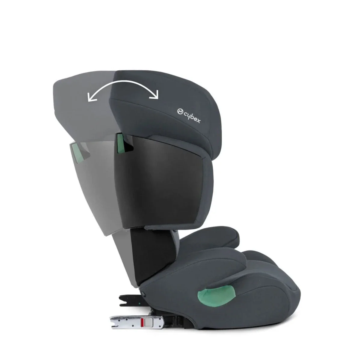 Cybex Solution X i-Fix Group 2/3 Car Seat - Cobblestone Grey - Image 6