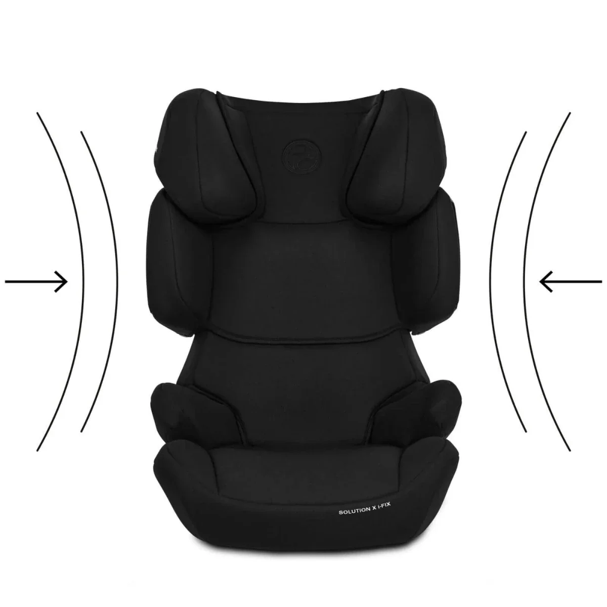 Cybex Solution X i-Fix Group 2/3 Car Seat - Pure Black - Image 4