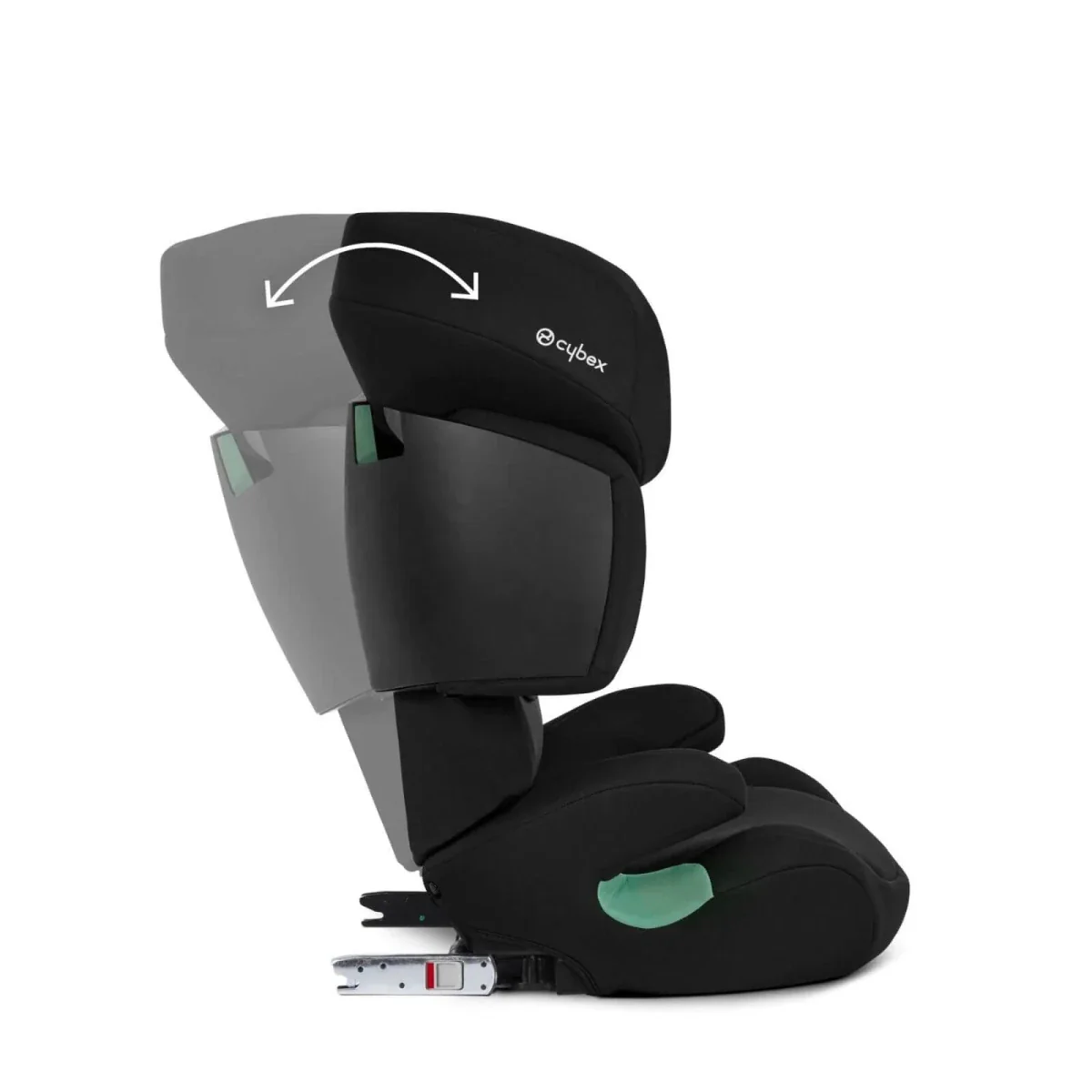 Cybex Solution X i-Fix Group 2/3 Car Seat - Pure Black - Image 5