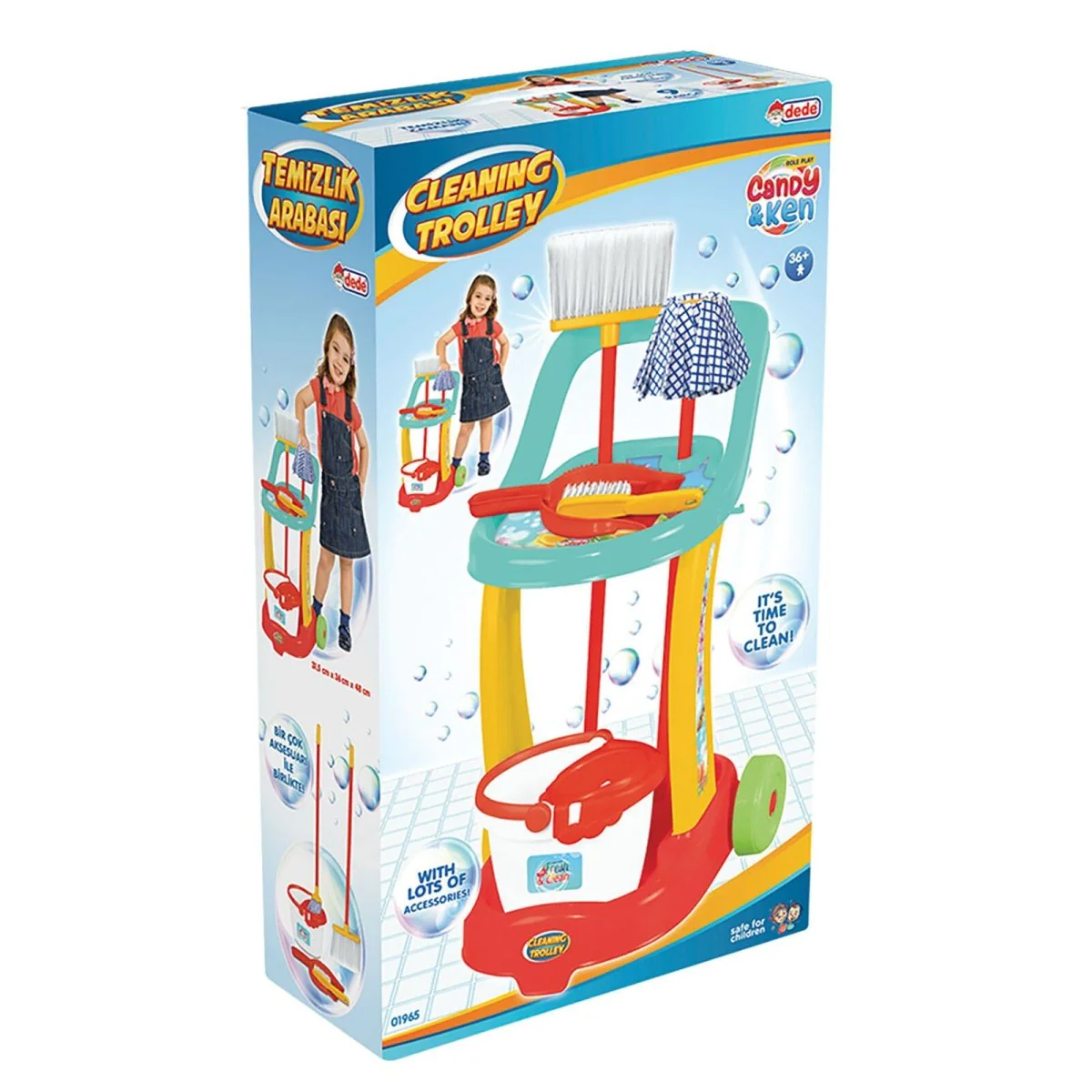 Dede Cleaning Trolley 9 pcs - Image 4