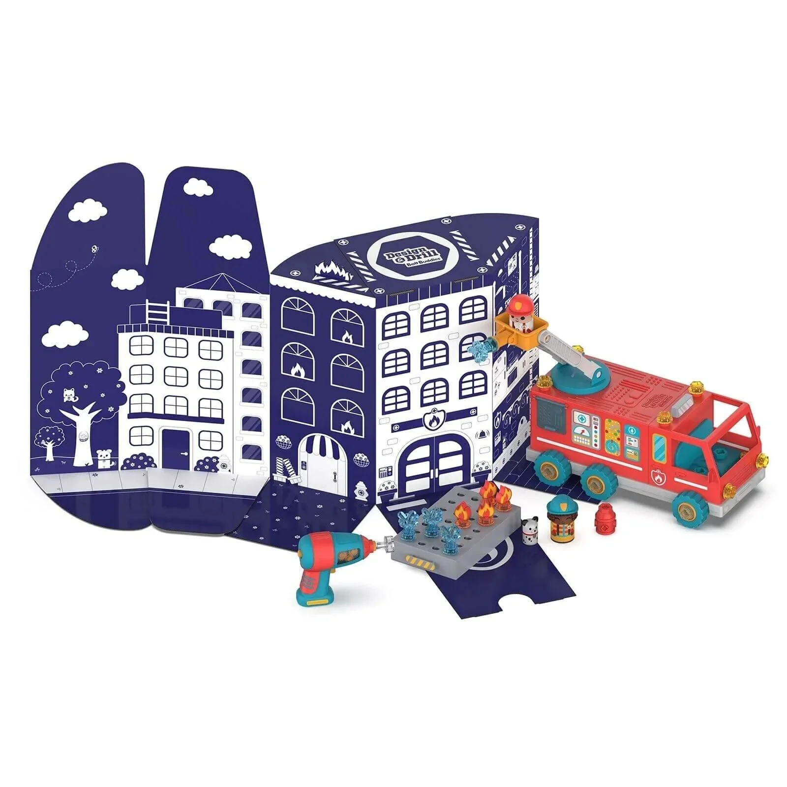 Design&Drill Bolt Buddies Fire Truck - Image 2
