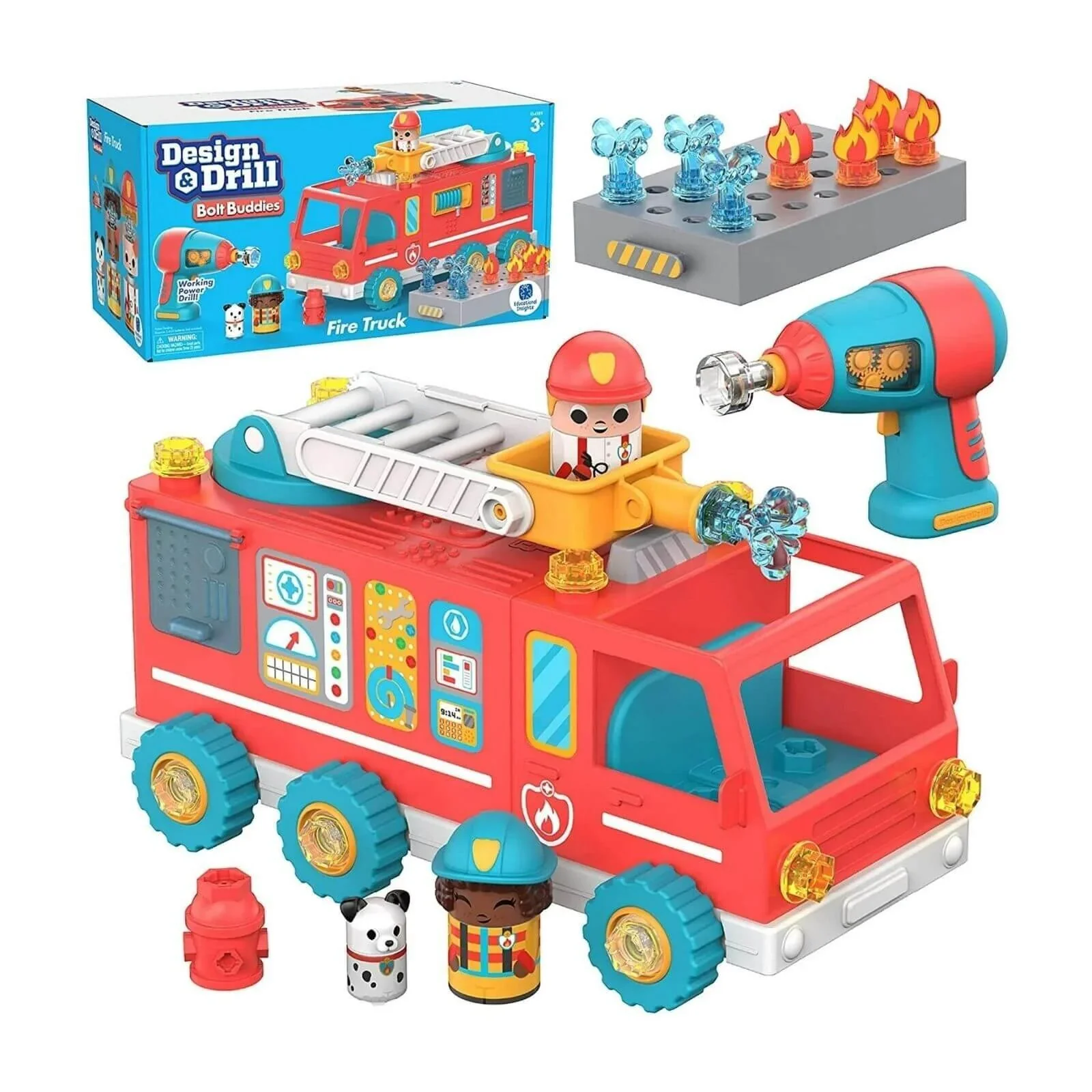 Design&Drill Bolt Buddies Fire Truck - Image 3