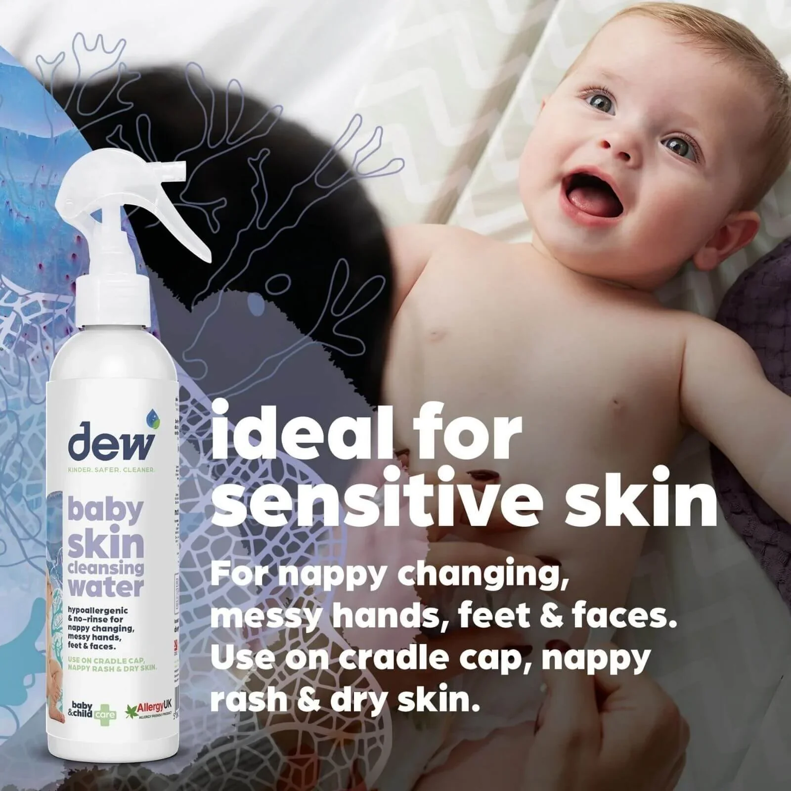 Dew Baby Skin Cleansing Water 500ml - Image 2