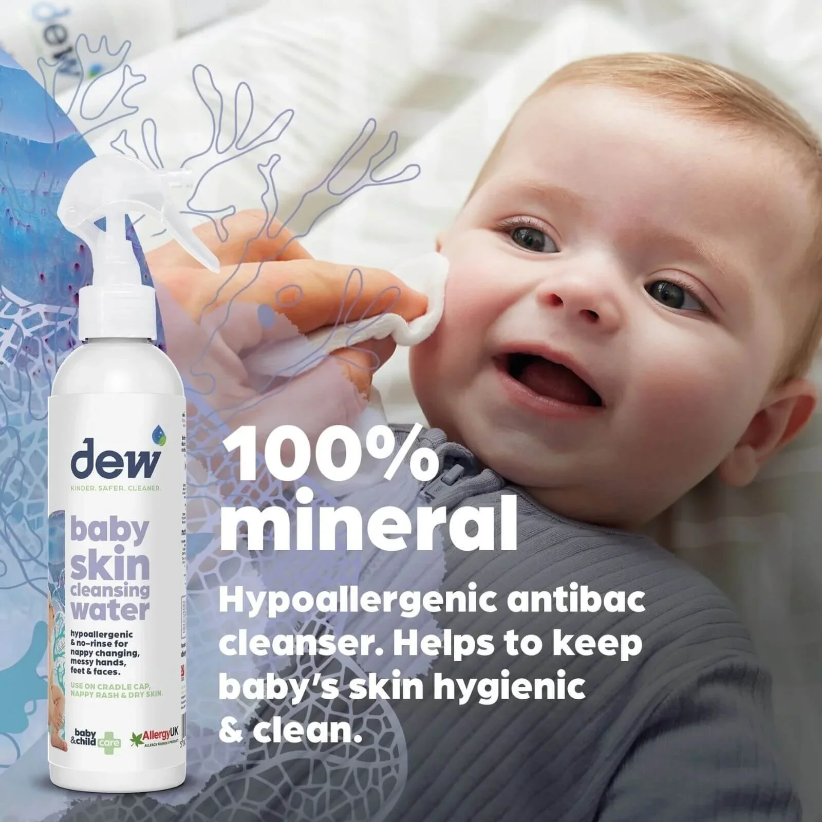 Dew Baby Skin Cleansing Water 500ml - Image 3