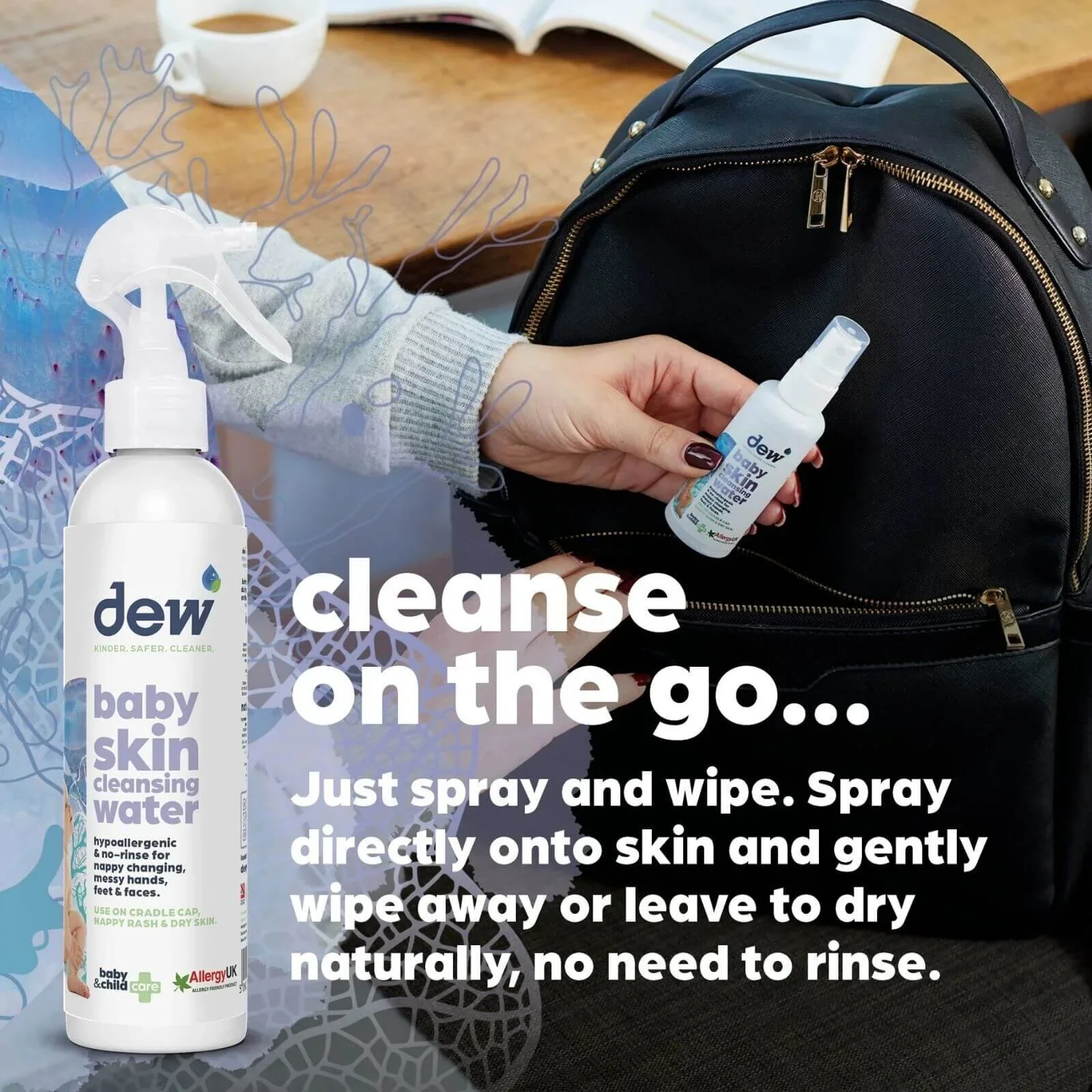 Dew Baby Skin Cleansing Water 500ml - Image 4