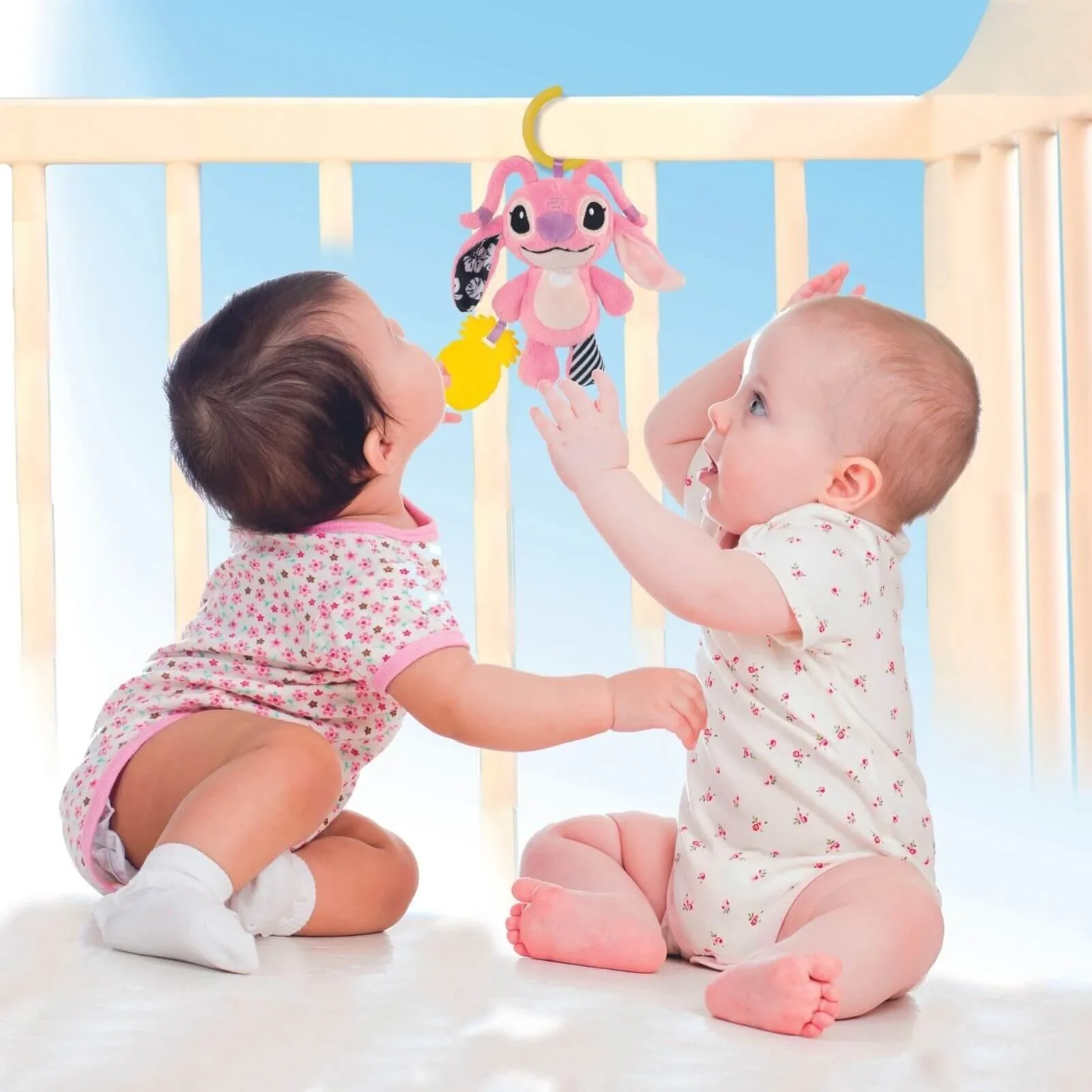 Disney Baby-Angel Soft Rattle Travel Plush - Image 3