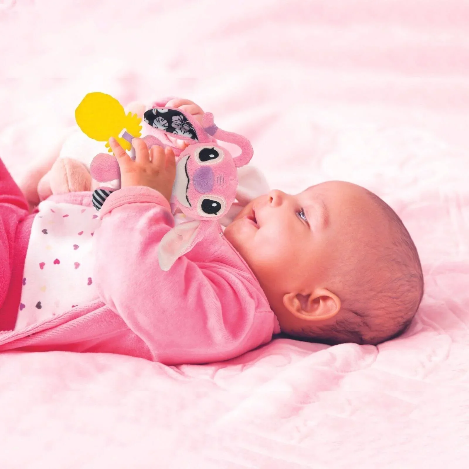 Disney Baby-Angel Soft Rattle Travel Plush - Image 4