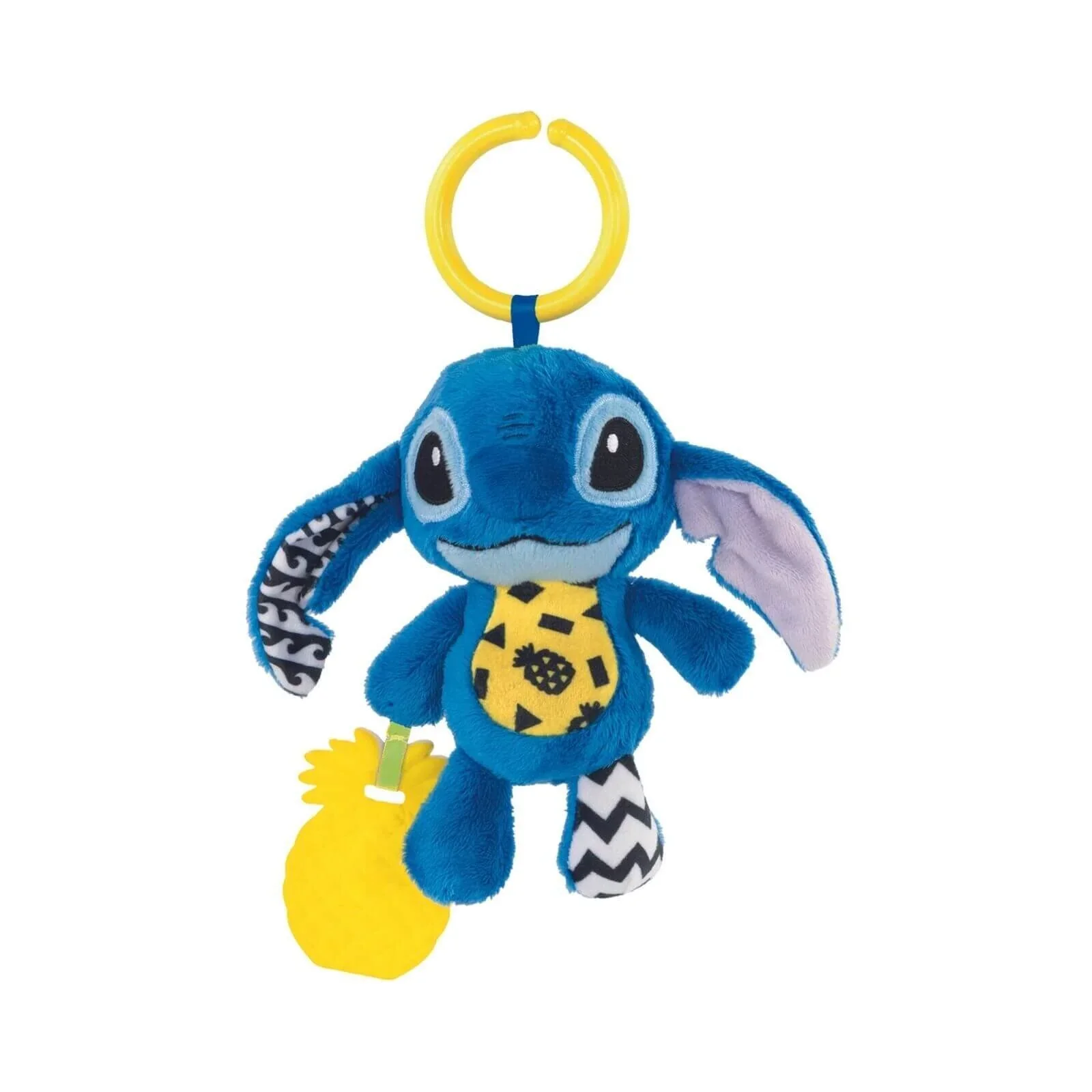Disney Baby-Stitch Soft Rattle Travel Plush - Image 2