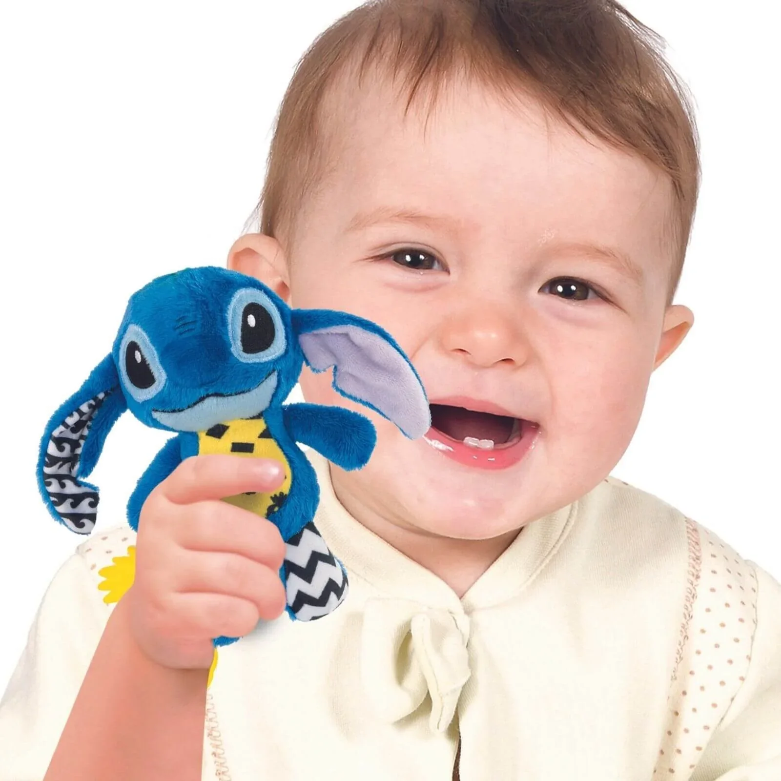 Disney Baby-Stitch Soft Rattle Travel Plush - Image 4
