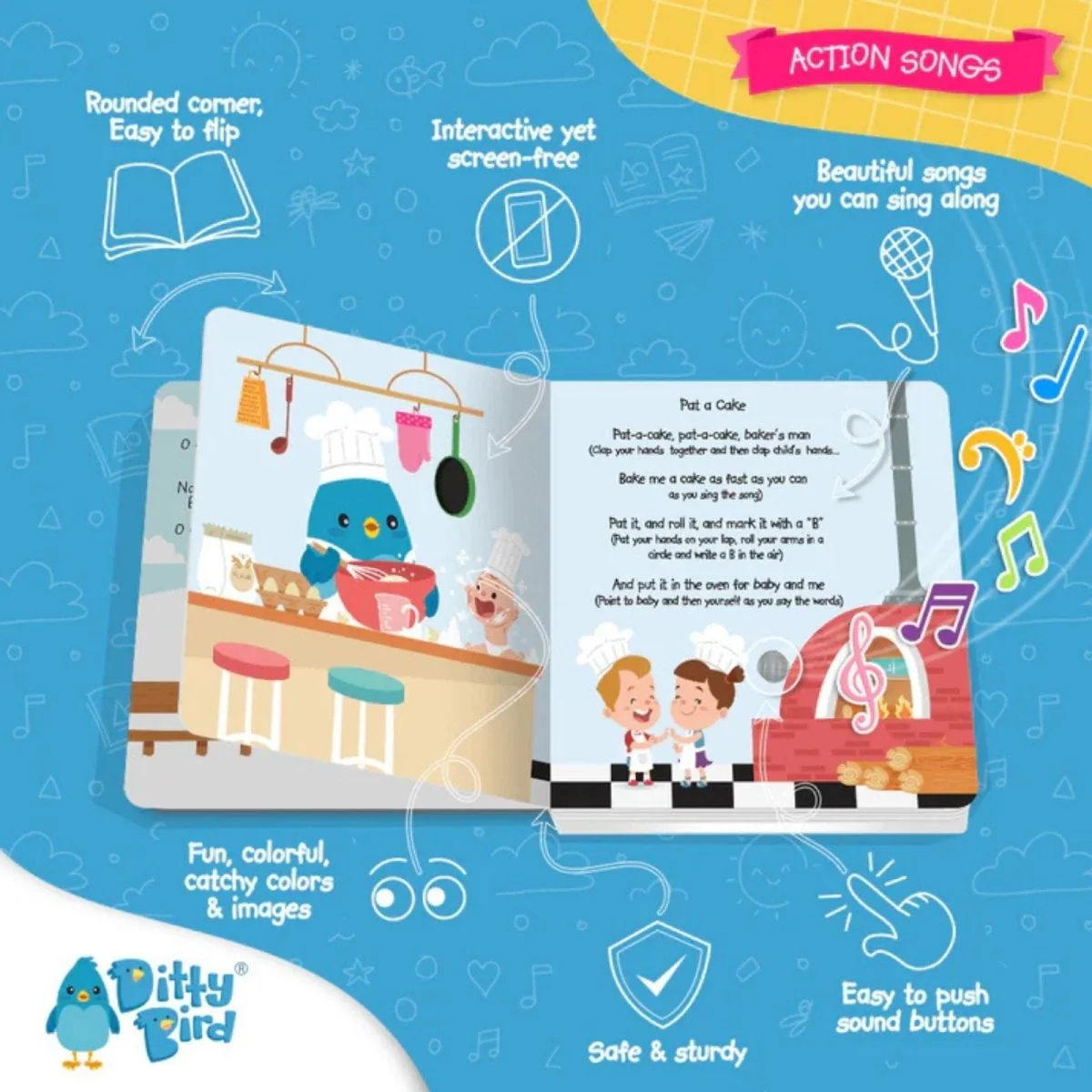Ditty Bird Action Songs Book - Image 3