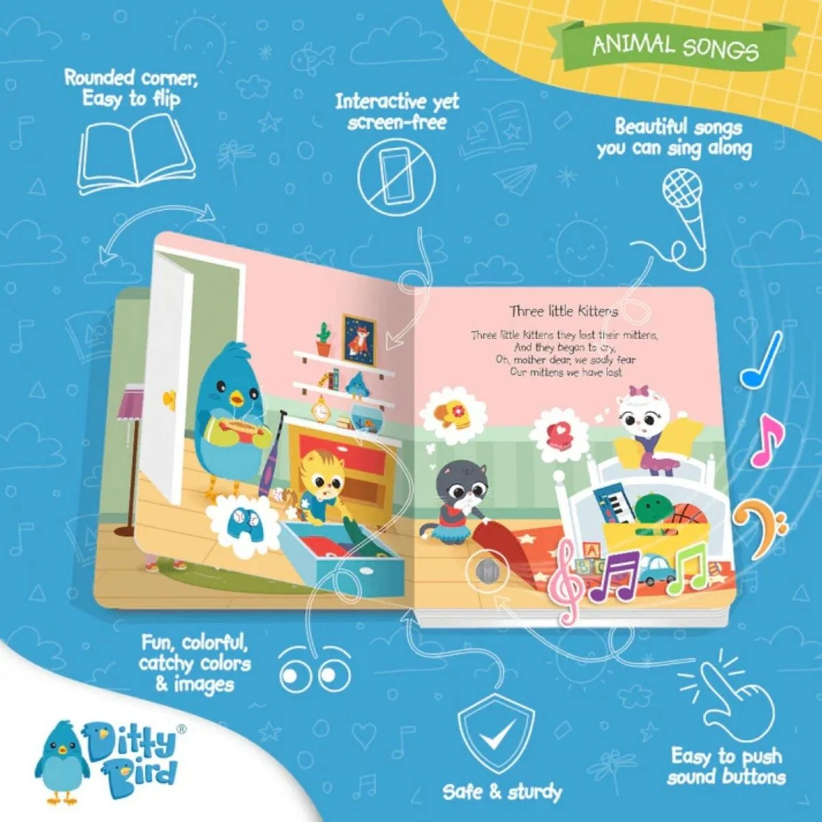 Ditty Bird Animal Songs Book - Image 3