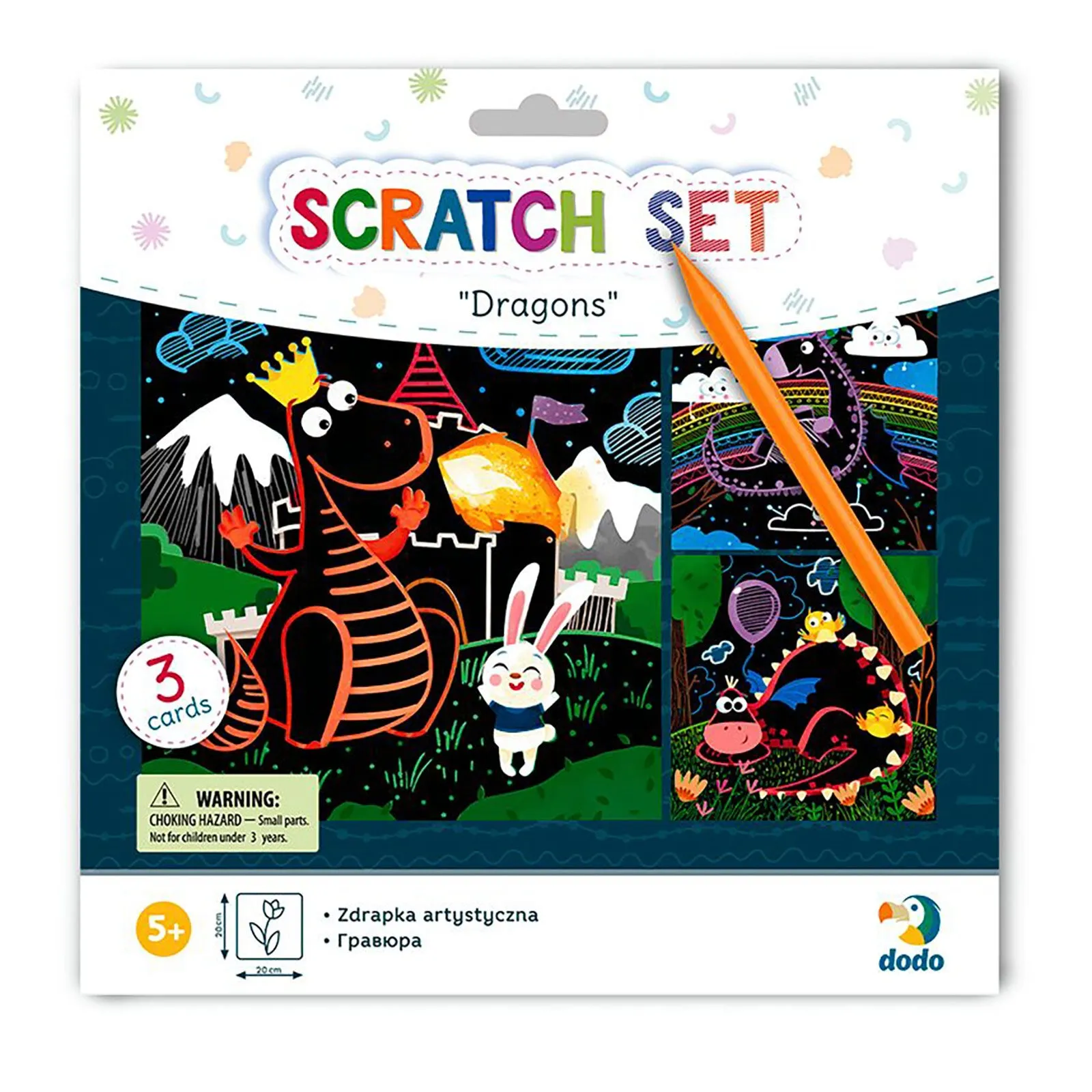 Dodo Scratch Set Dragons - Image 3