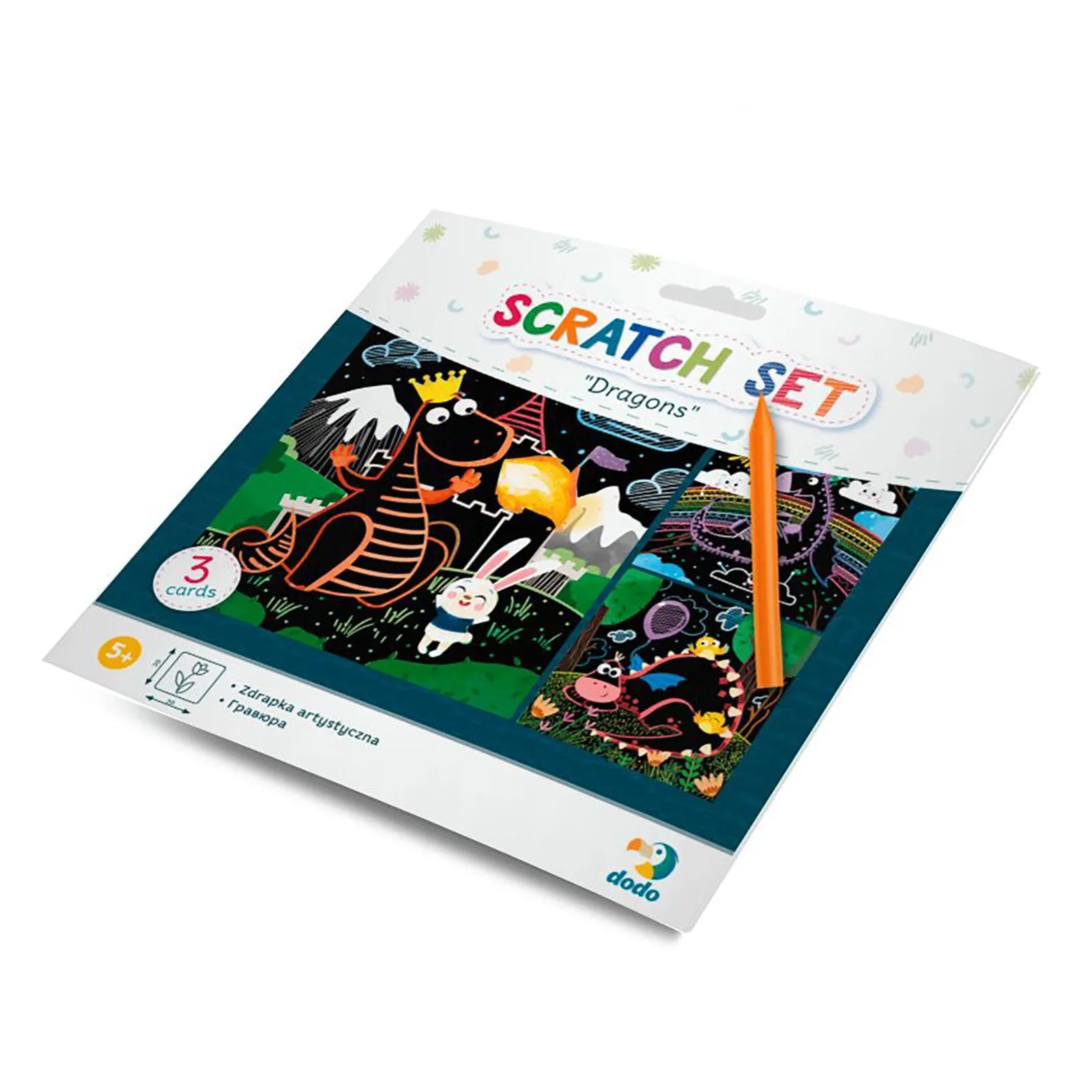 Dodo Scratch Set Dragons - Image 4