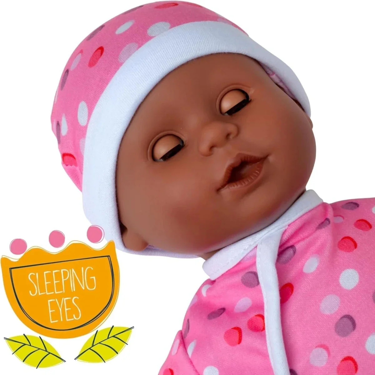 Dolls World Little Treasure Black Baby Girl 38 cm - Image 5