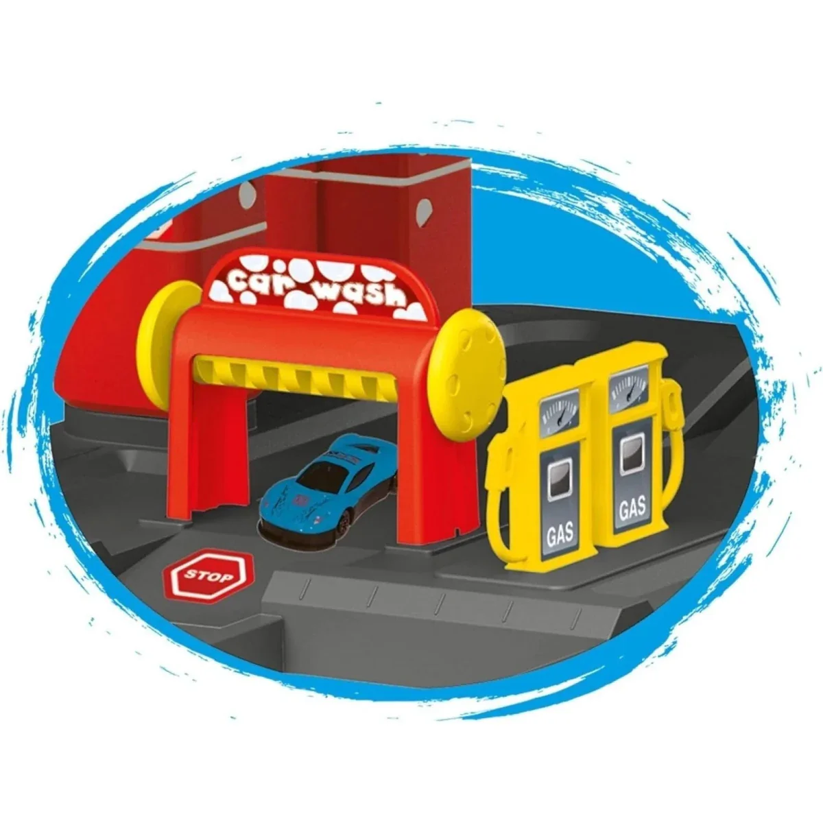 Dolu 3 Level Garage with Lift Playset - Image 6
