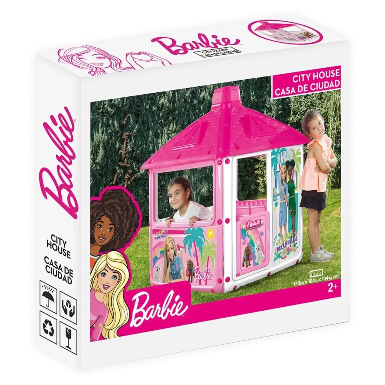 Dolu Barbie Playhouse 135x104x104cm - Image 4