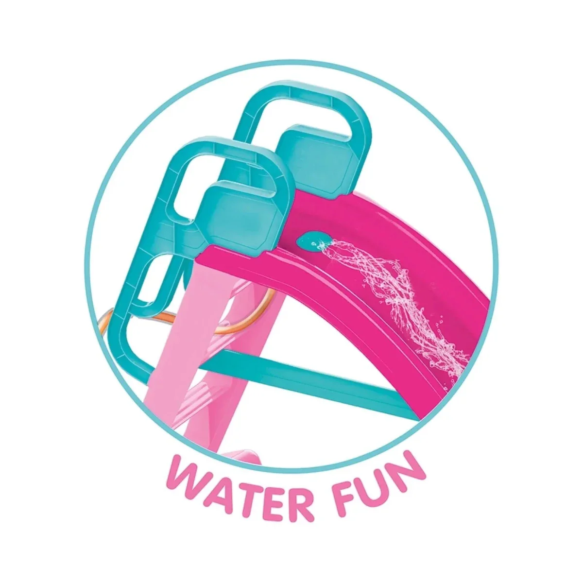 Dolu Big Splash Unicorn 2-in-1 Slide - Pink - Image 4