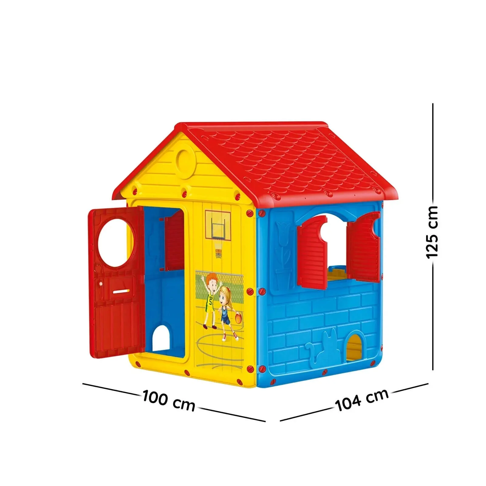 Outlet - Dolu City Play House 125x100x104cm - Image 4