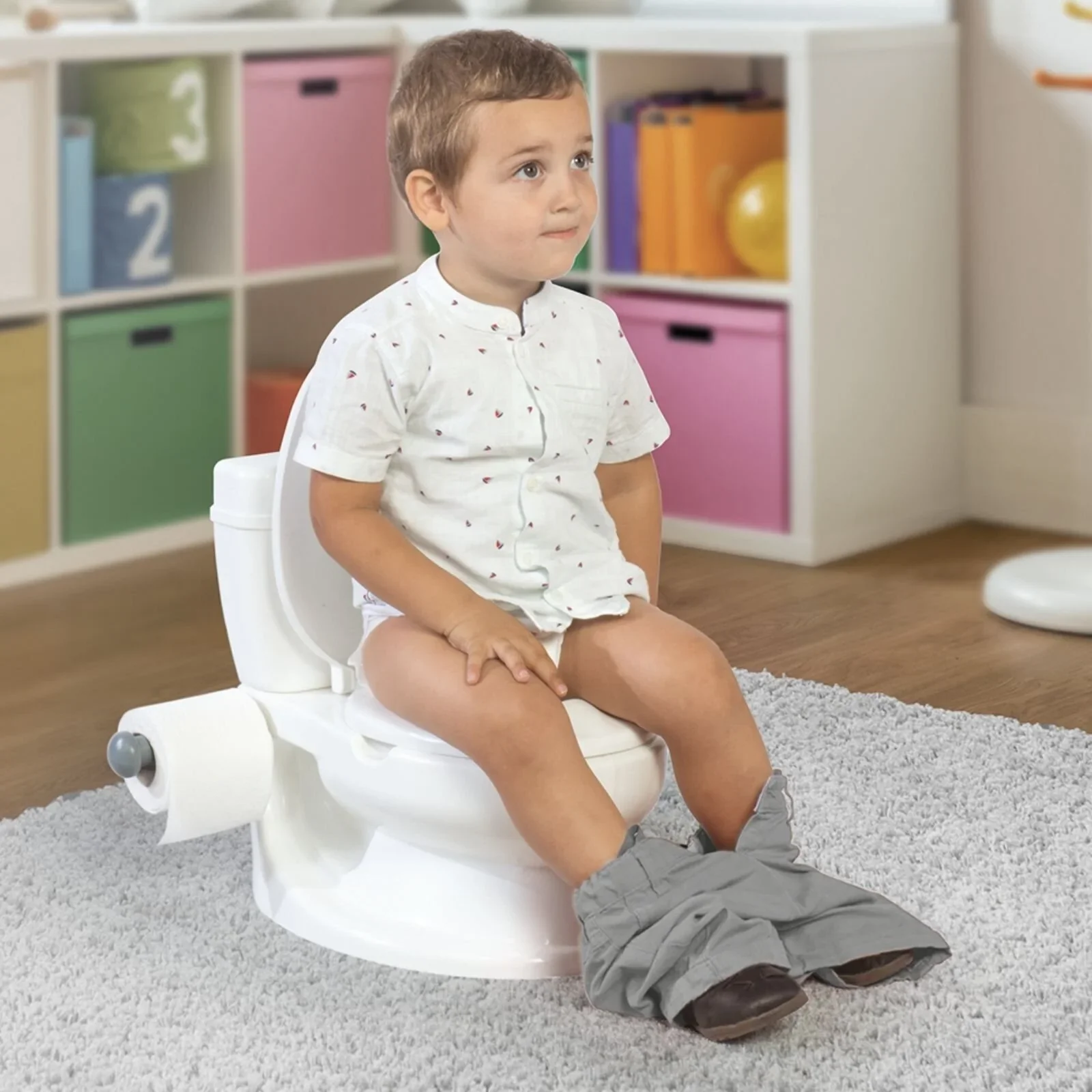 Dolu Educational Baby Potty 18+ months - White - Image 4