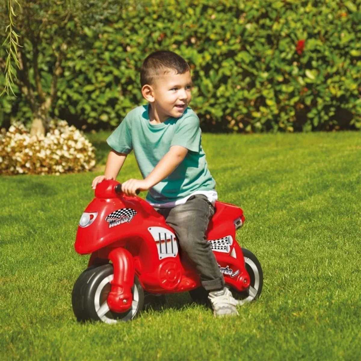 Dolu My First Motorcycle Ride-On - Red - Image 4