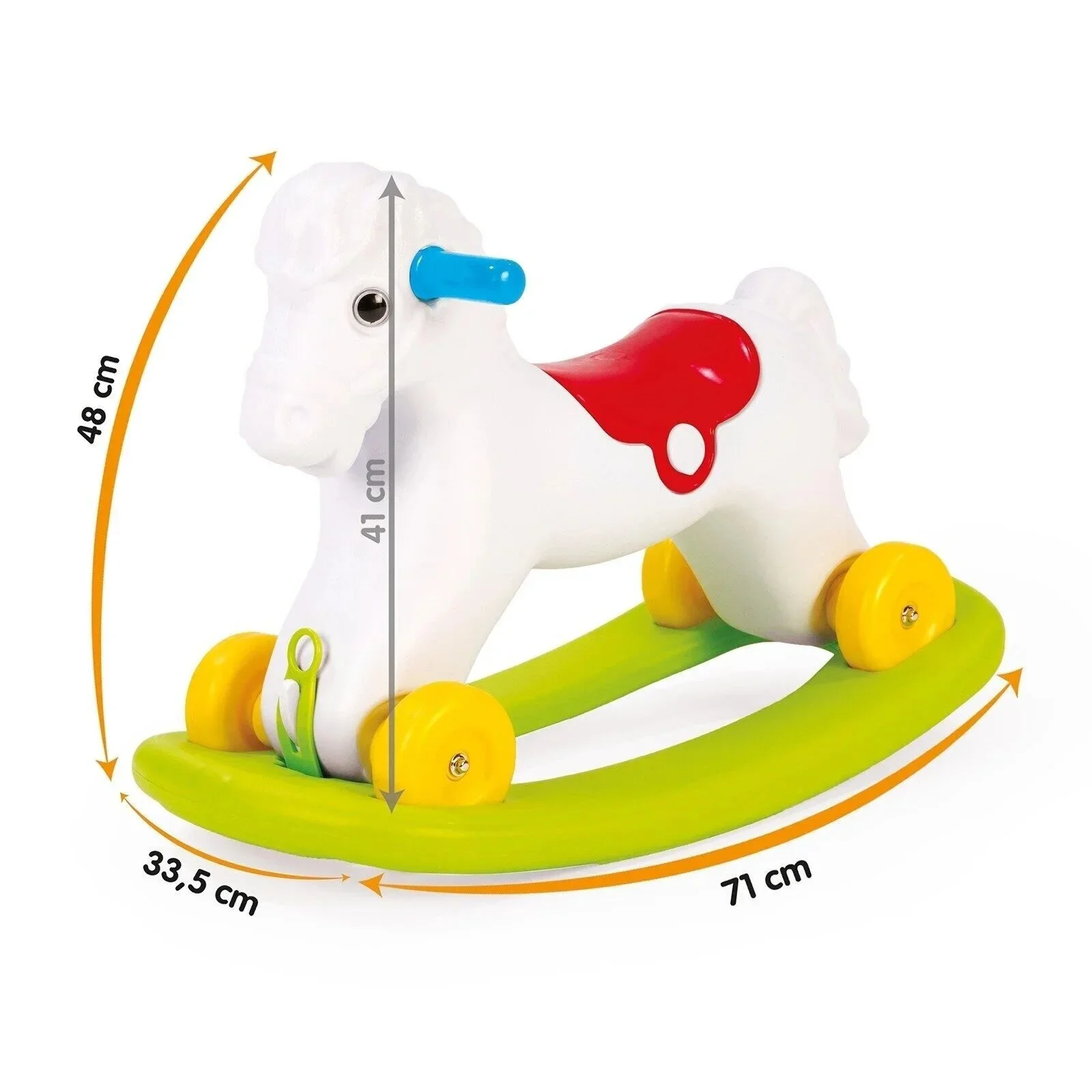 Dolu Rocking Horse with Wheels - Image 4