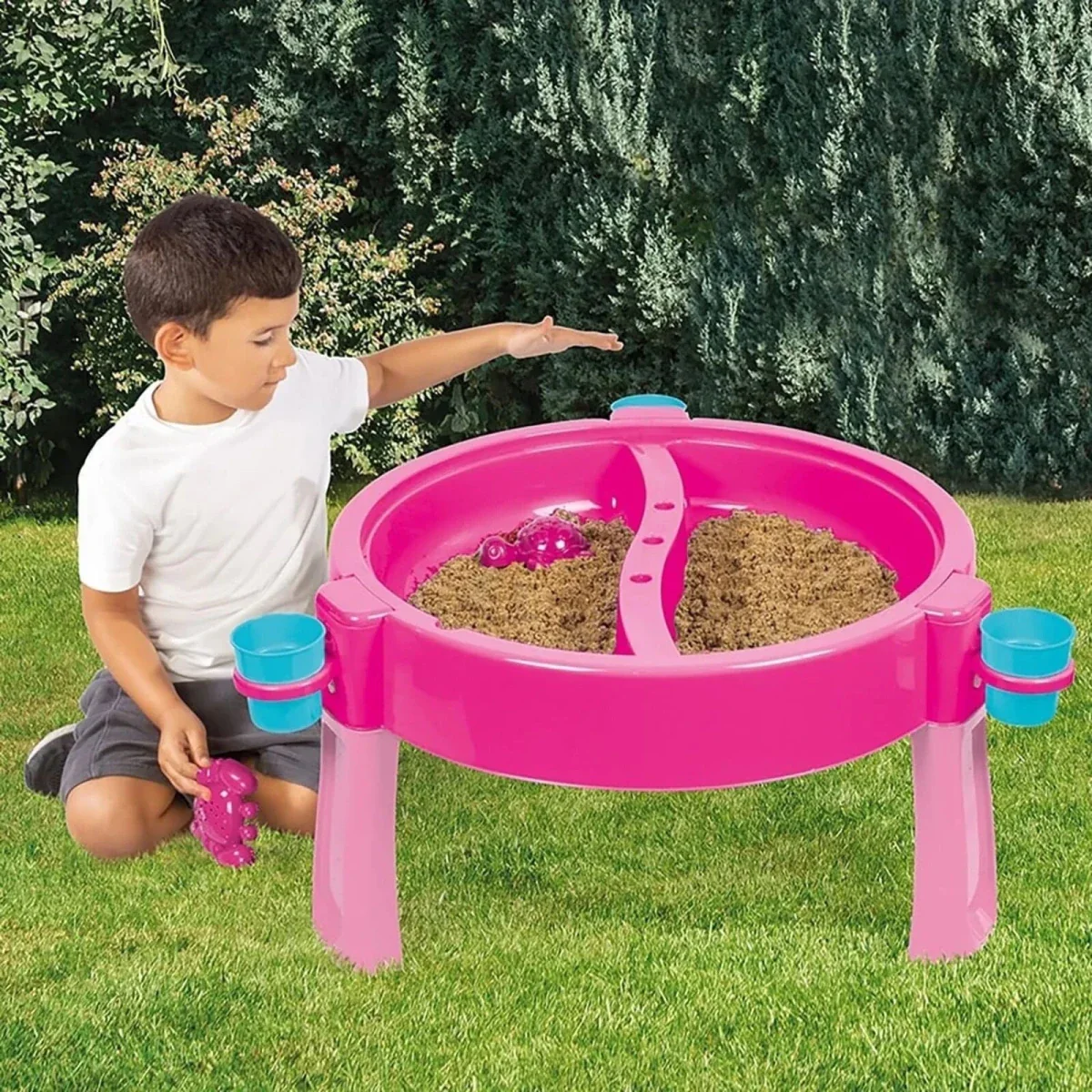 Dolu Unicorn Sand & Water Play Table – Pink - Image 6