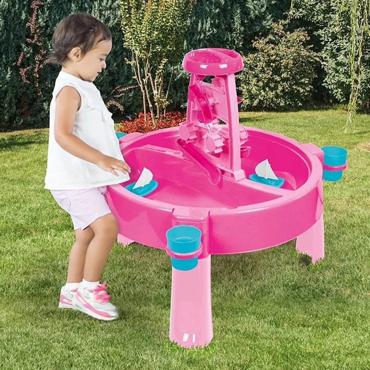 Dolu Unicorn Sand & Water Play Table – Pink - Image 7