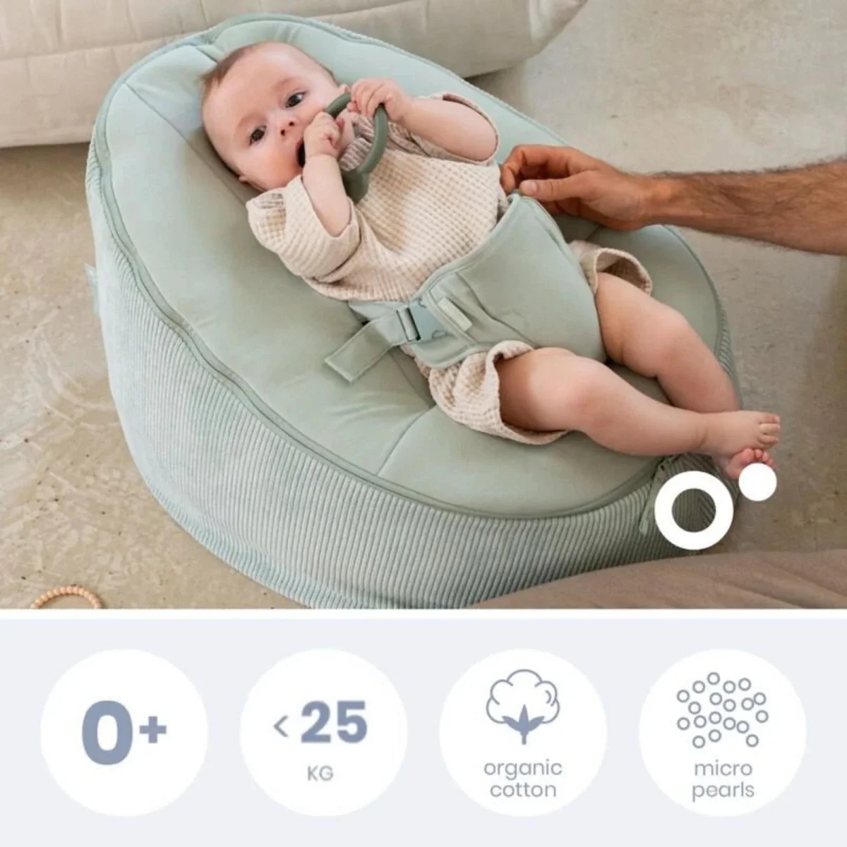 Doomoo Seat'N Grow 2-in-1 Bouncer - Green - Image 7