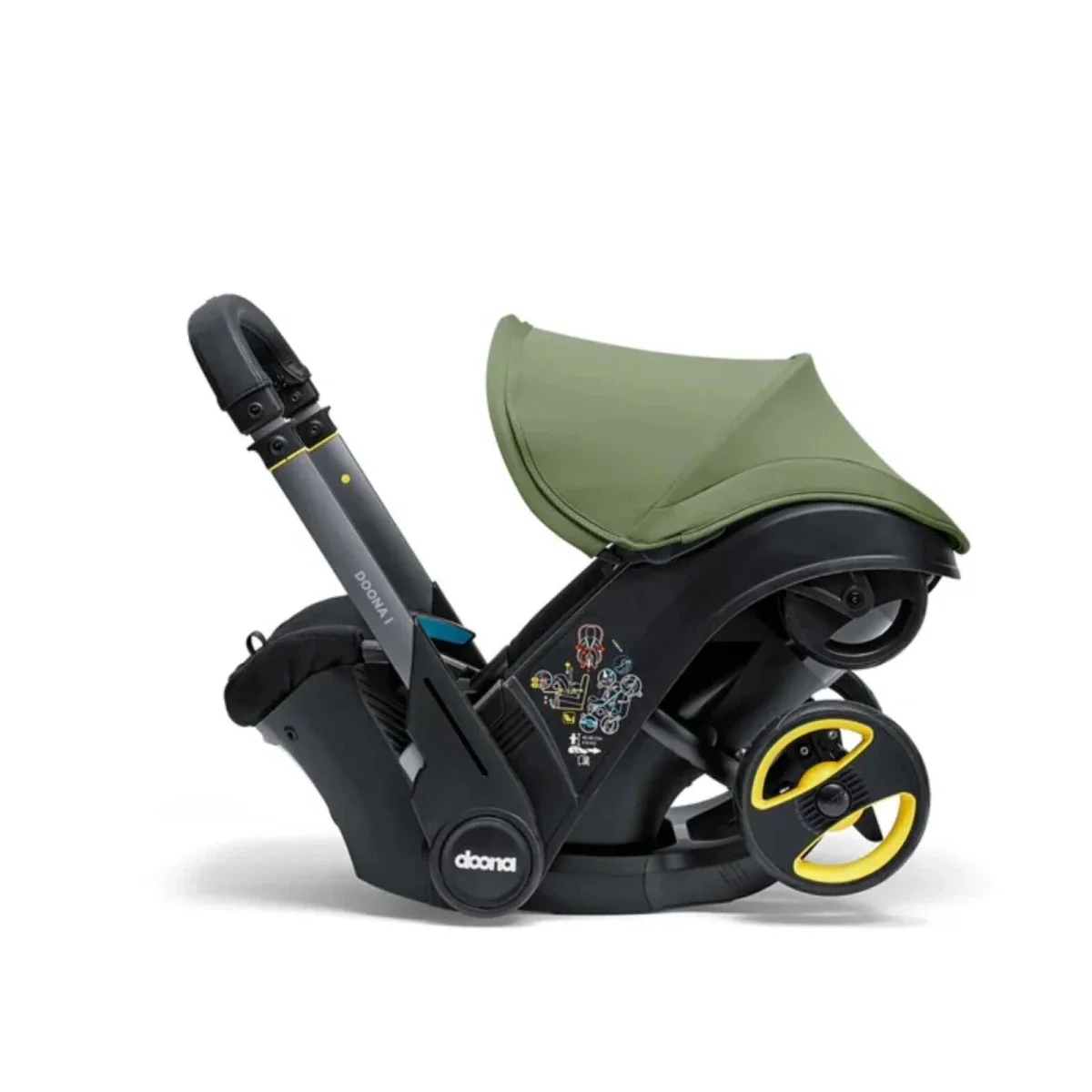Doona i Infant Car Seat & Stroller - Desert Green - Image 4