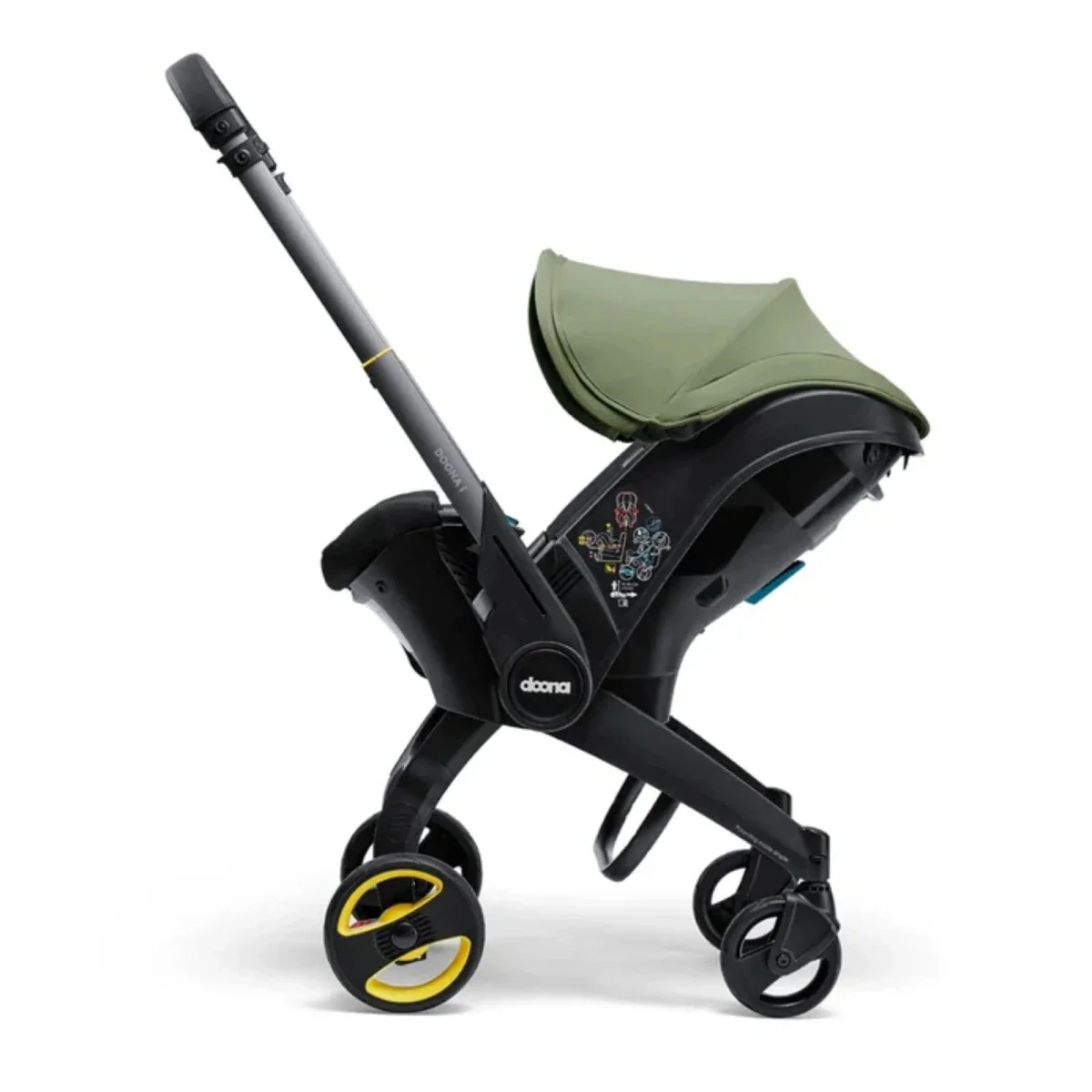 Doona i Infant Car Seat & Stroller - Desert Green - Image 5