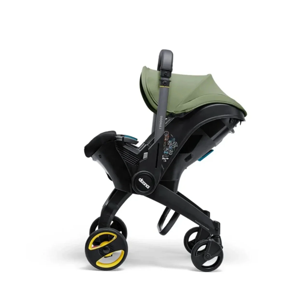 Doona i Infant Car Seat & Stroller - Desert Green - Image 7