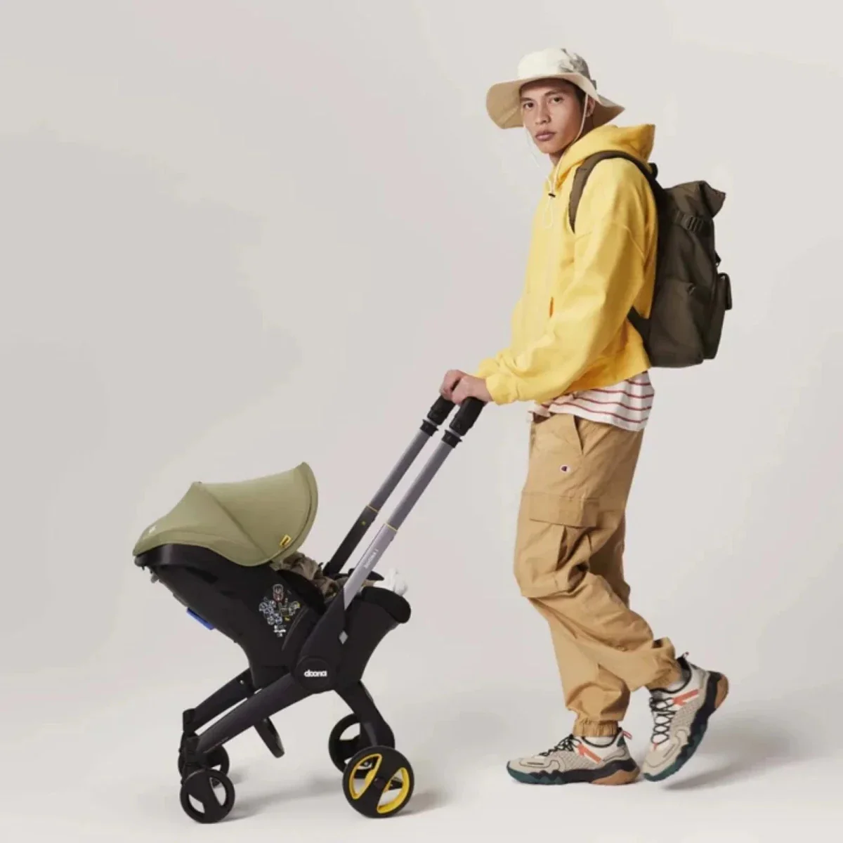 Doona i Infant Car Seat & Stroller - Desert Green - Image 9