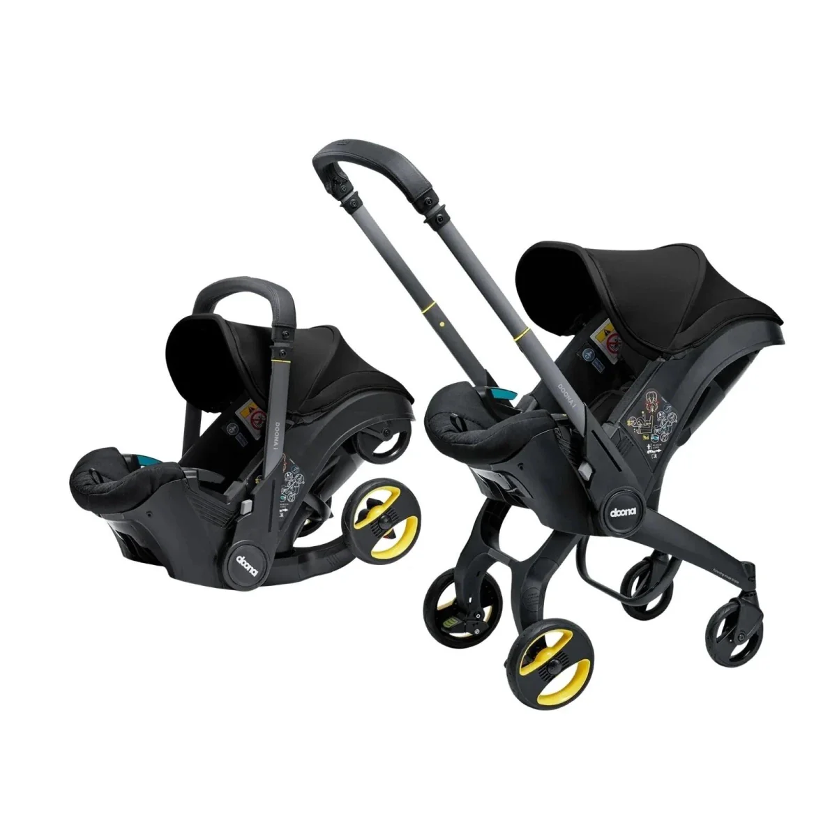 Doona i Infant Car Seat & Stroller - Nitro Black