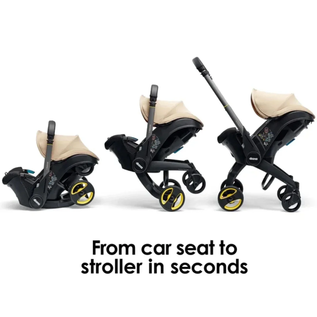 Doona i Infant Car Seat & Stroller - Sahara Sand - Image 2