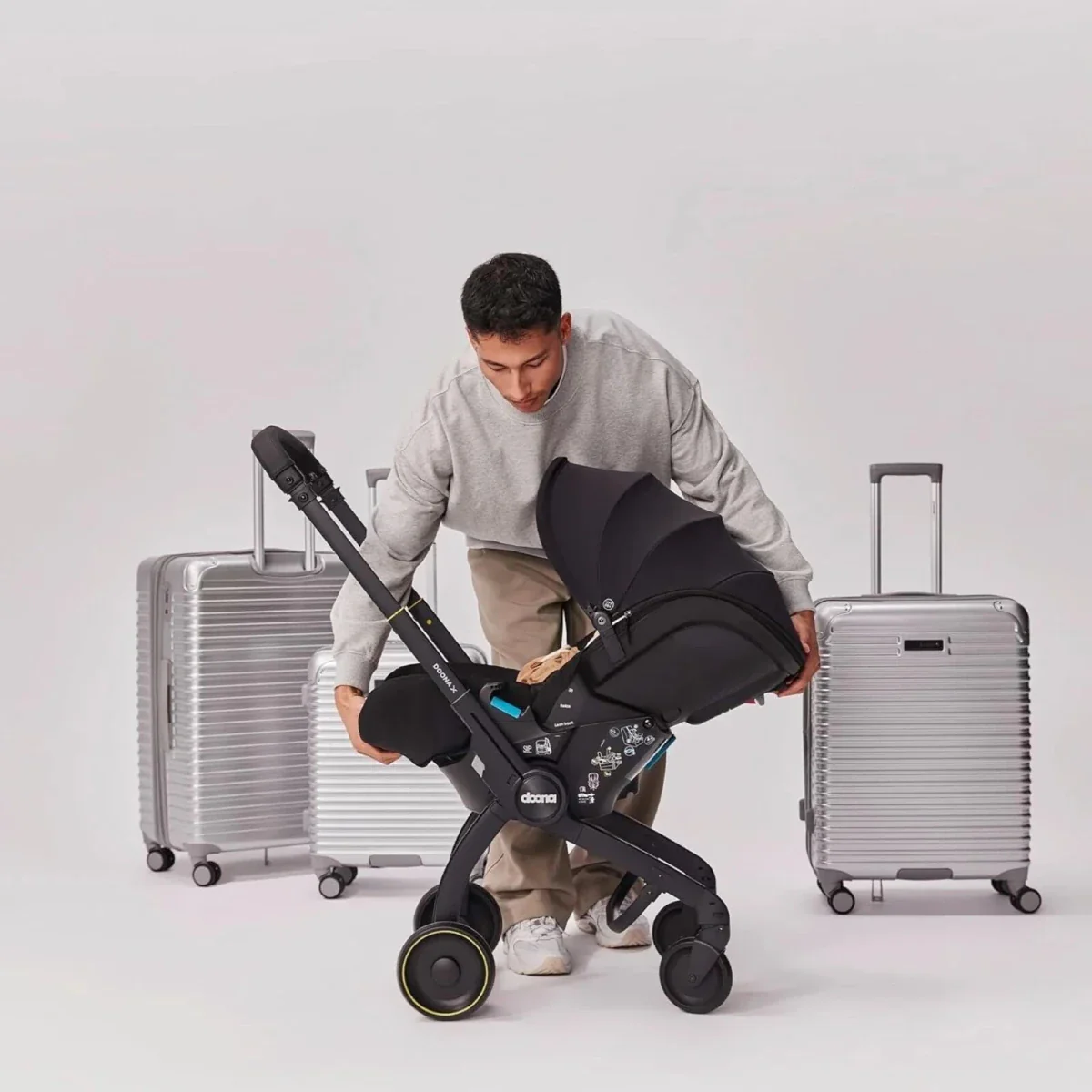 Doona X Infant Car Seat & Stroller - Nitro Black - Image 16