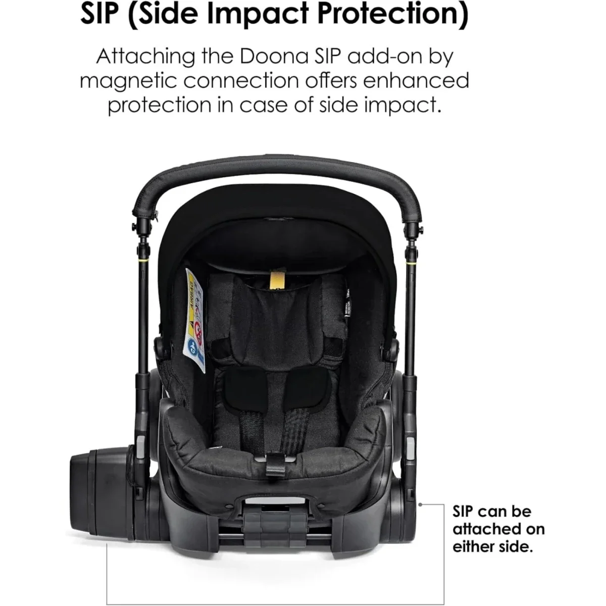 Doona X Infant Car Seat & Stroller - Nitro Black - Image 4