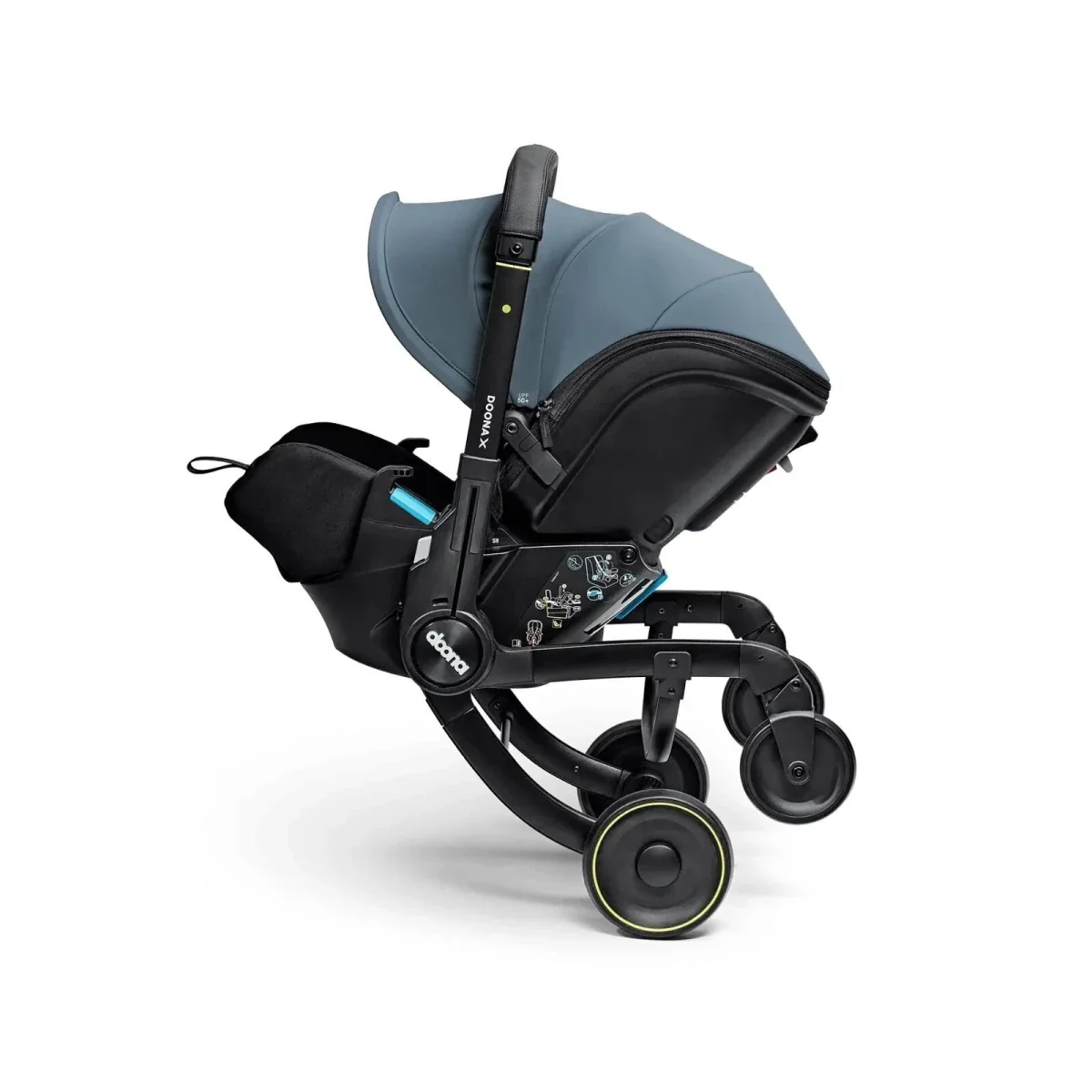 Doona X Infant Car Seat & Stroller - Ocean Blue - Image 11