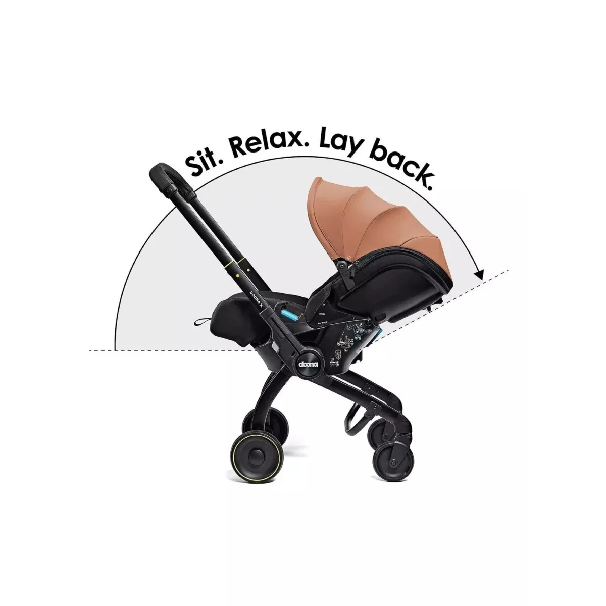 Doona X Infant Car Seat & Stroller - Terracota - Image 8
