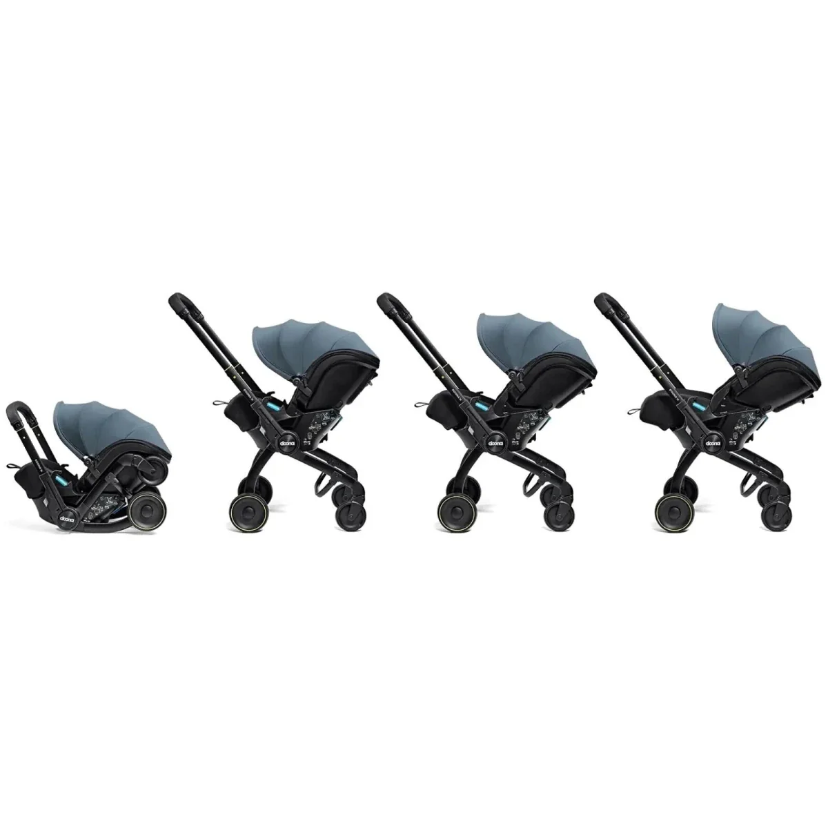 Doona X Infant Car Seat & Stroller - Ocean Blue - Image 9