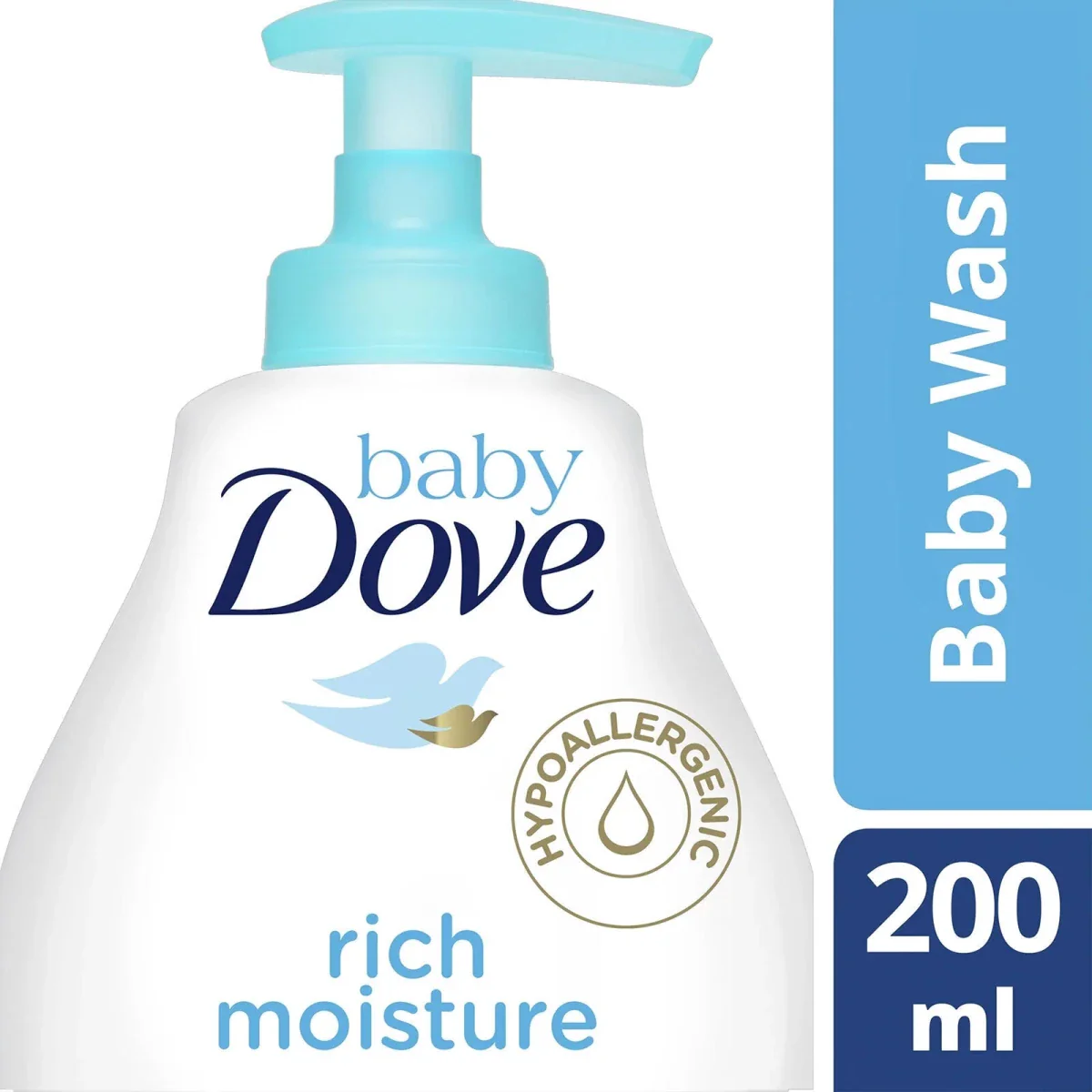 Dove Baby Rich Moisture Head to Toe Wash 200ml - Image 3