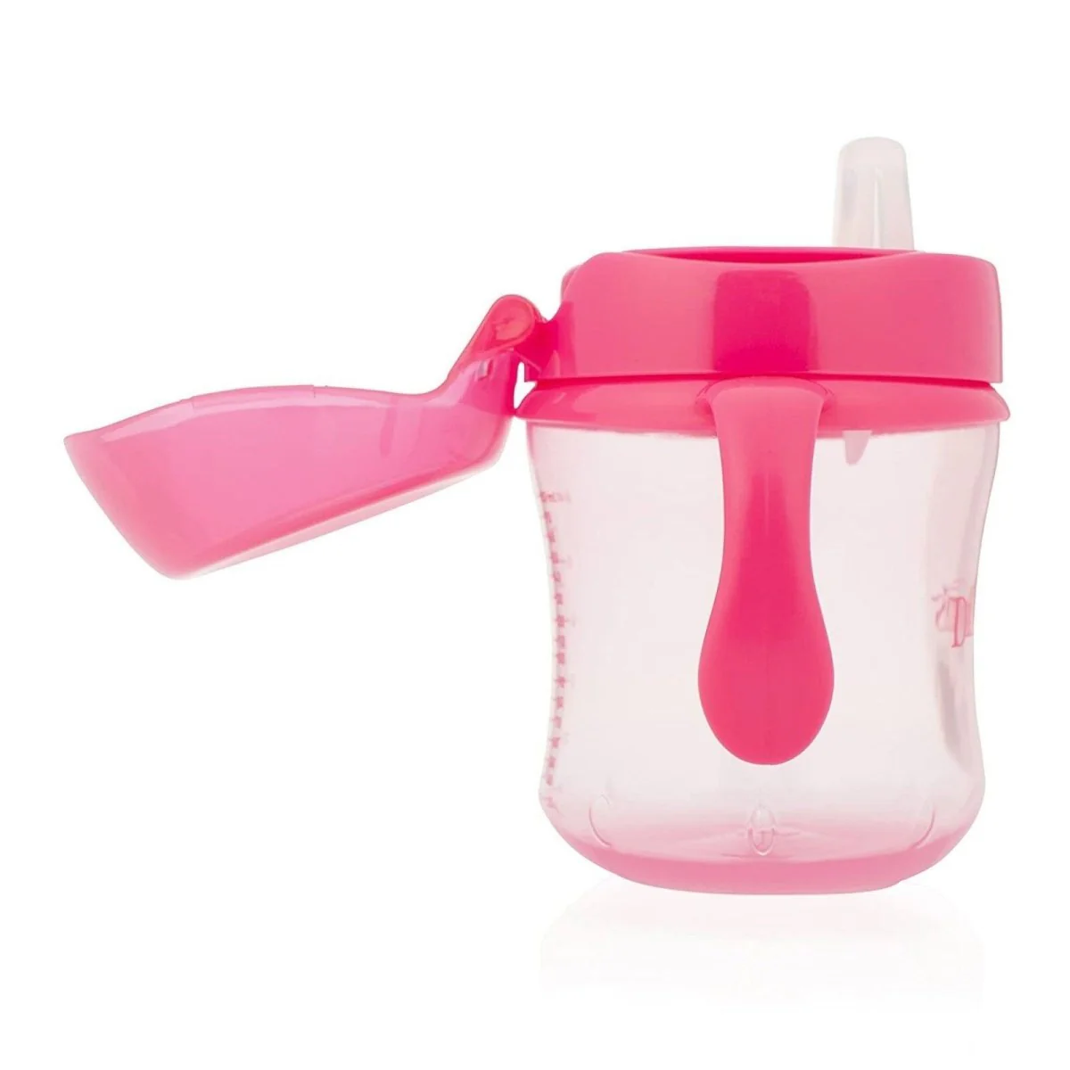 Dr. Brown's Soft Mouth Transition Cup 180ml - Pink - Image 2