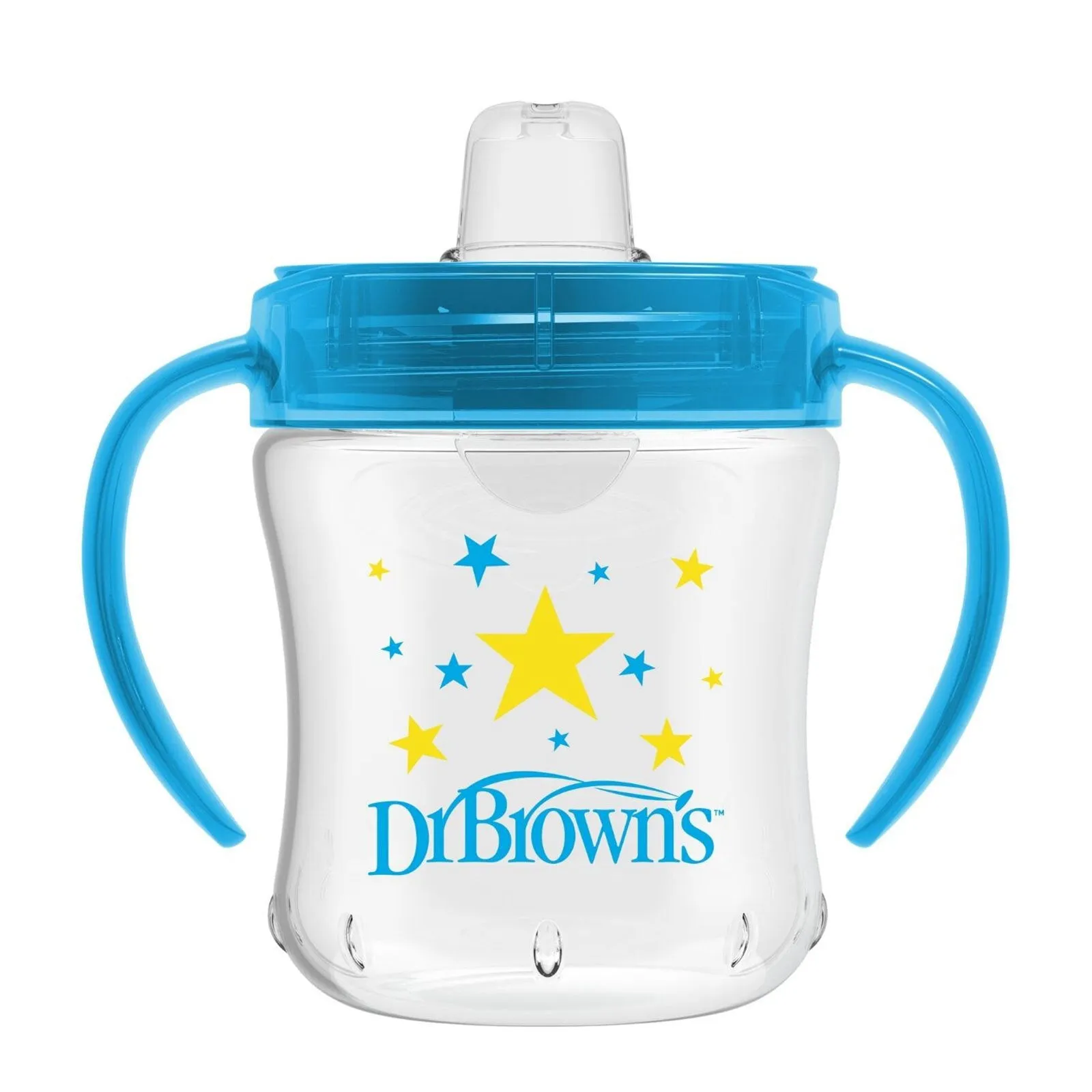 Dr. Brown's Soft Mouth Transition Cup 180ml - Blue - Image 2