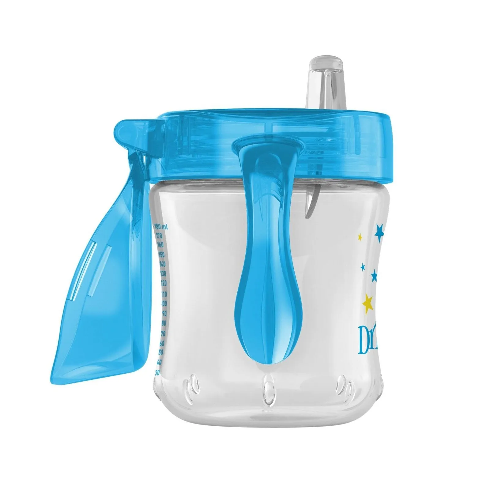 Dr. Brown's Soft Mouth Transition Cup 180ml - Blue - Image 3