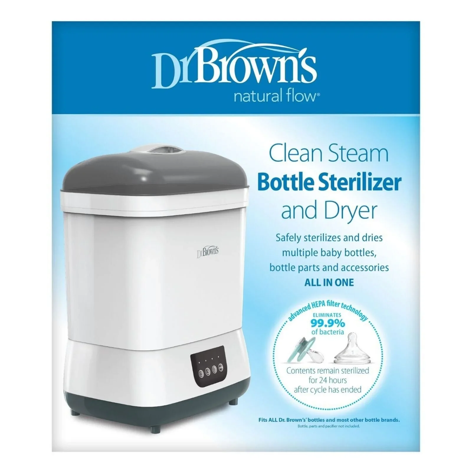 Dr. Brown's Clean Steam Bottle Steriliser & Dryer - Image 6