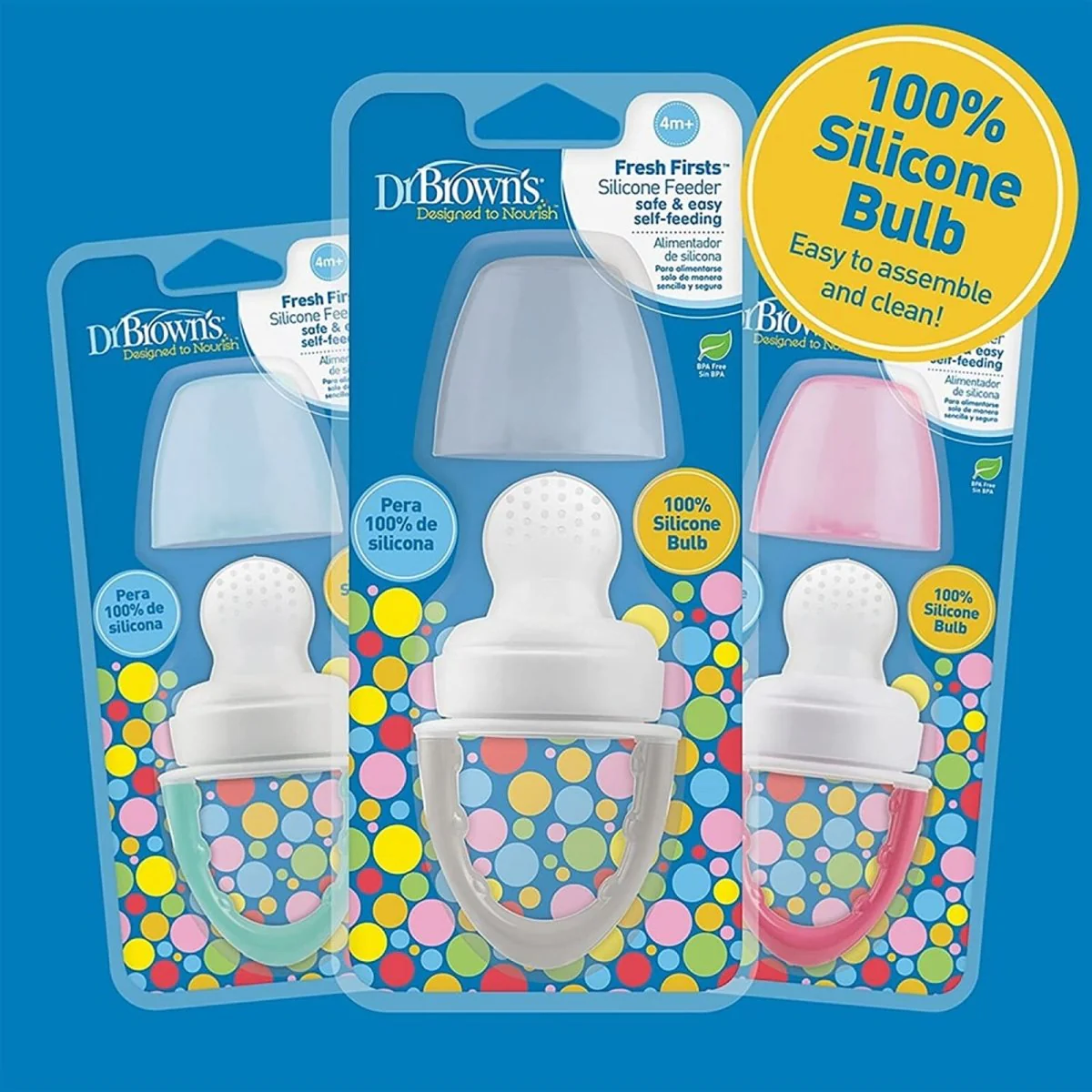 Dr. Brown's Fresh Firsts Silicone Feeder Pack of 2 - Image 5