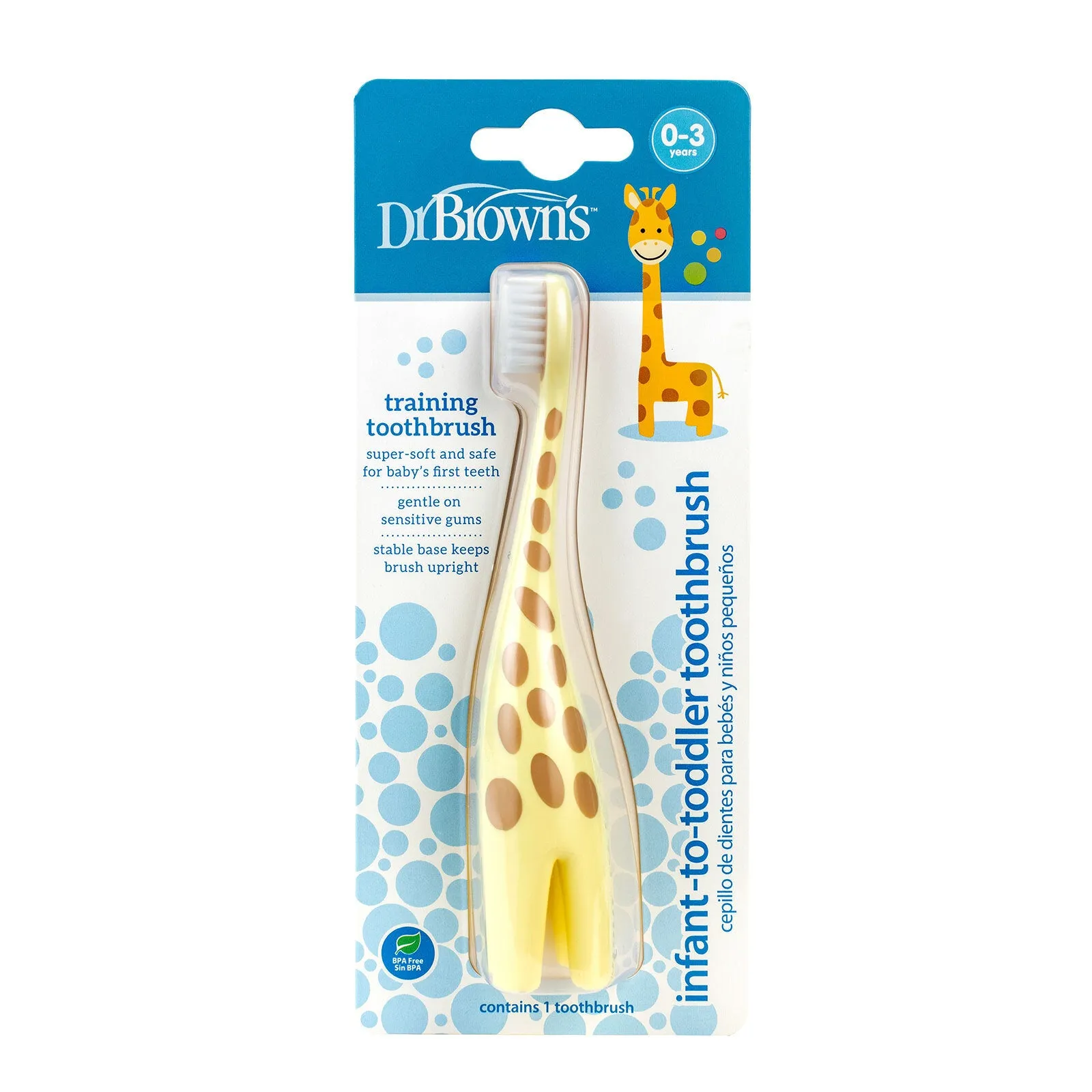 Dr. Brown's Infant-to-Toddler Toothbrush Giraffe - Image 4