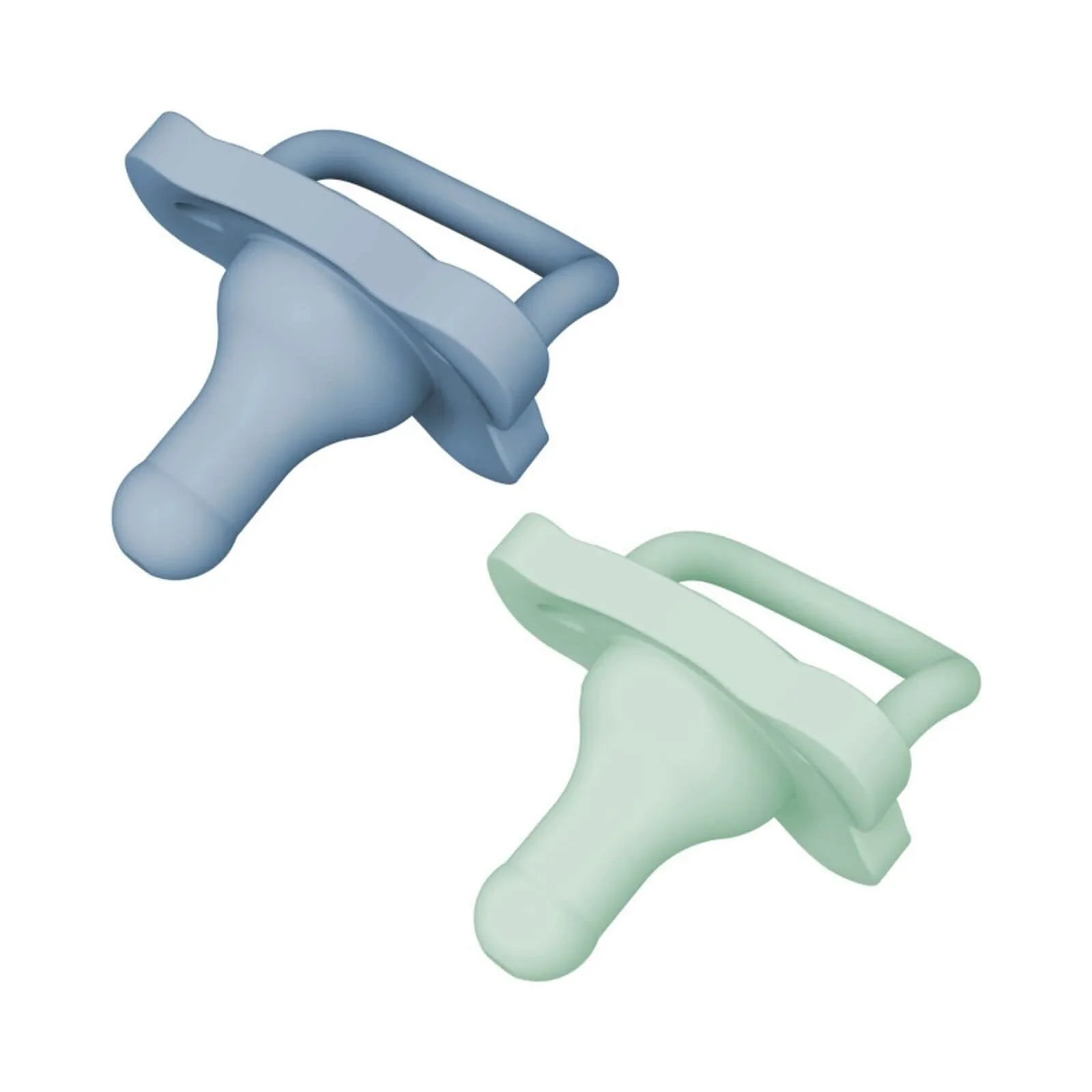 Dr. Brown's One Piece Silicone Soother 0+ months Pack of 2 - Blue - Image 6