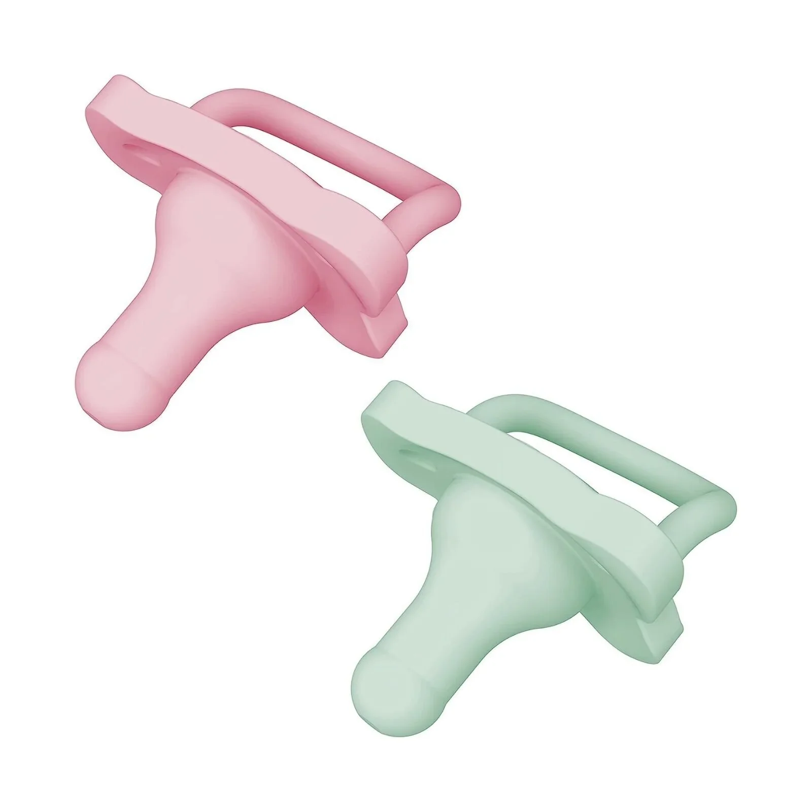 Dr. Brown's One Piece Silicone Soother 0+ months Pack of 2 - Pink - Image 6